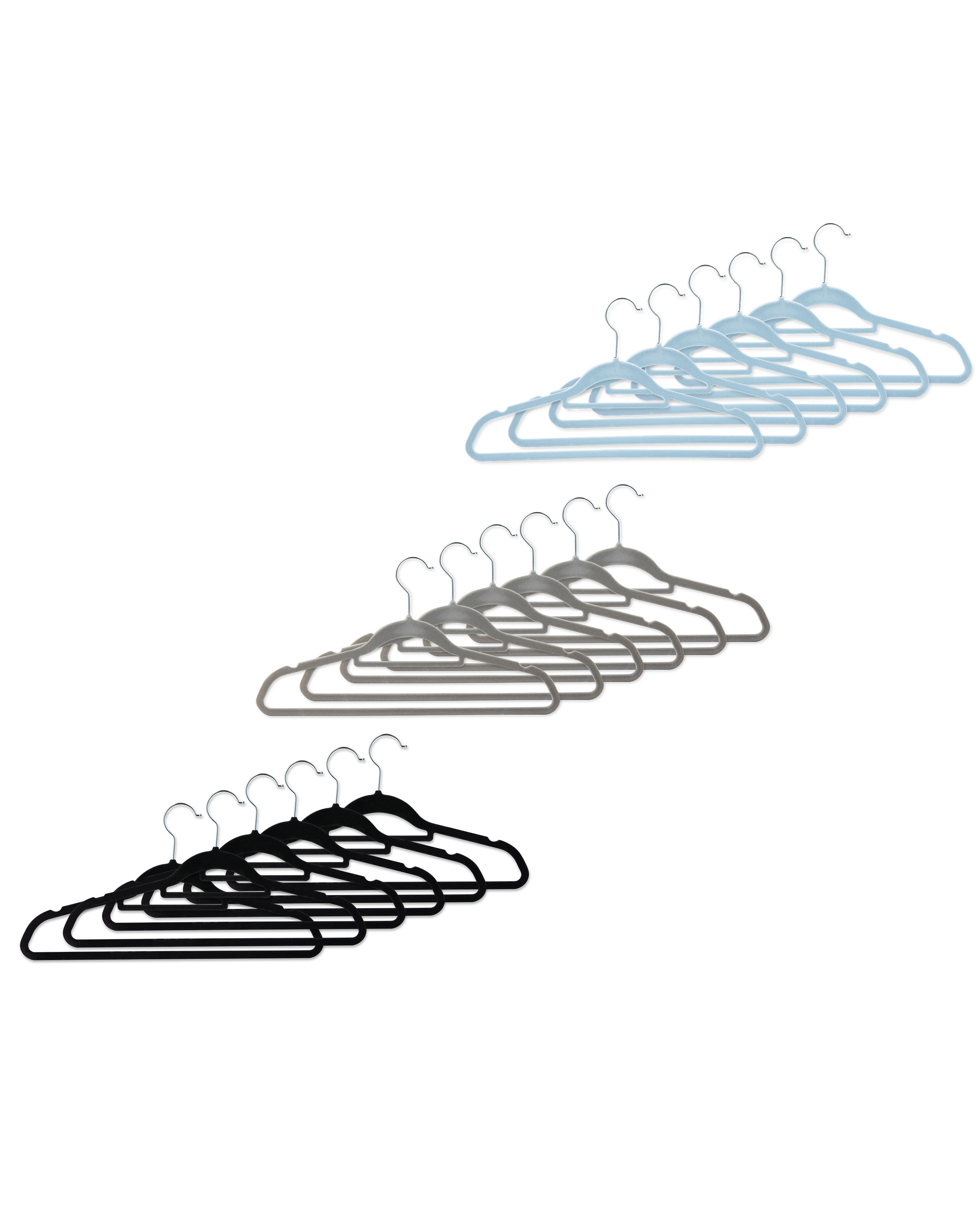 Kirkton House Velvet Hangers 6Pack ALDI UK