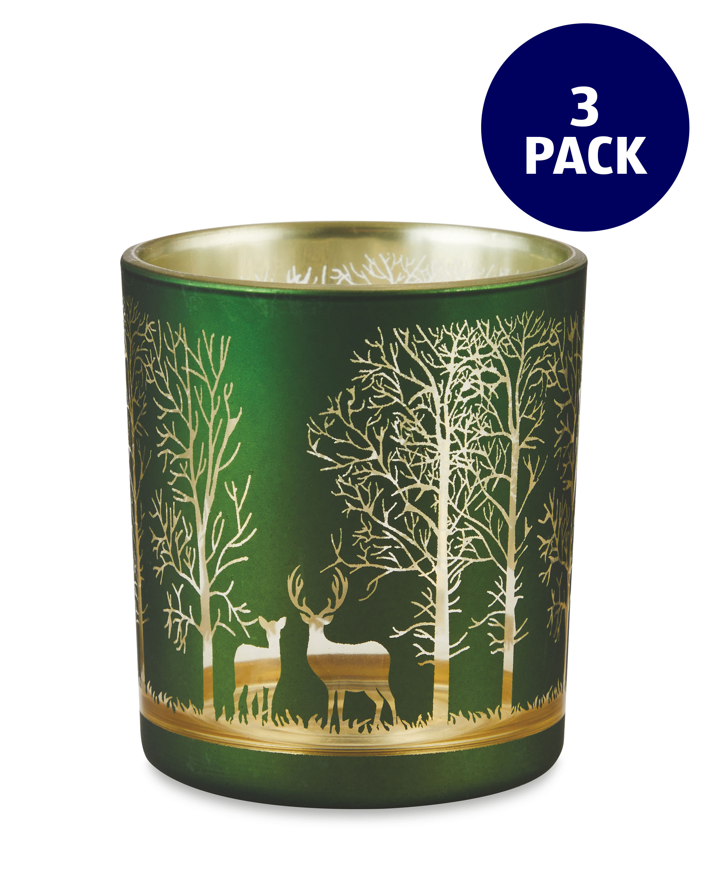 Kirkton House Winter Scene Tea Light ALDI UK