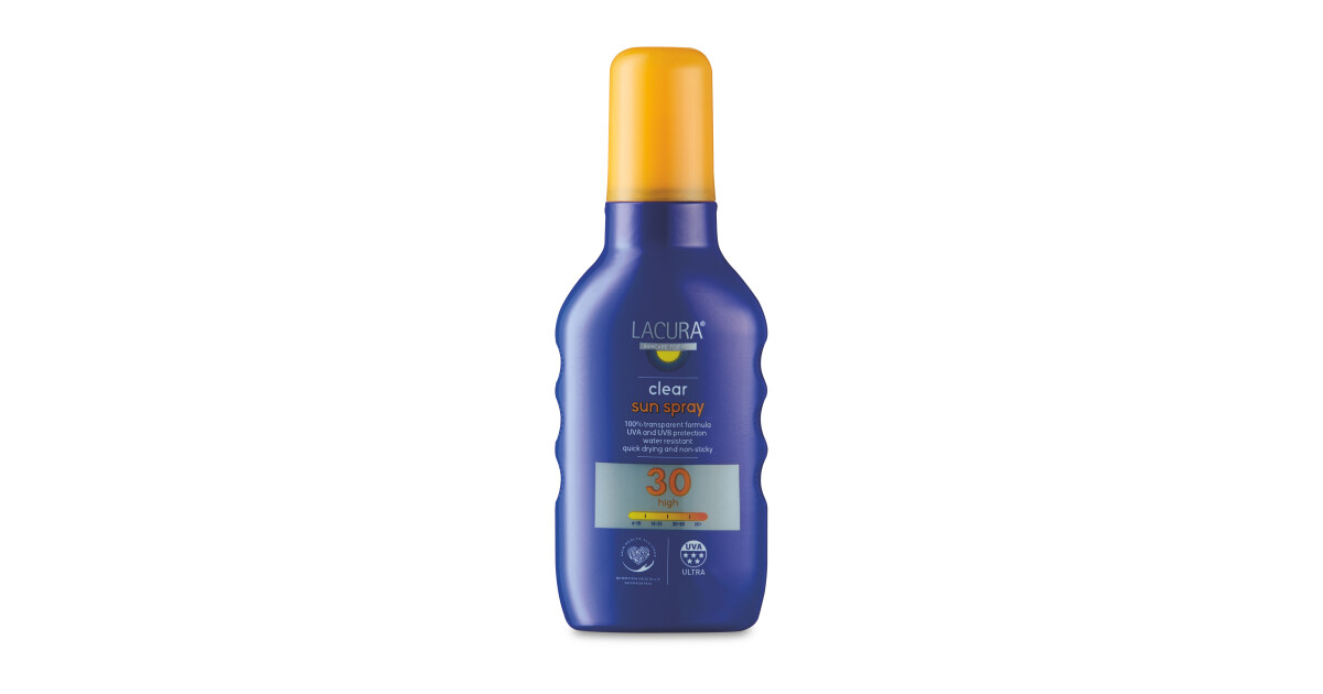 Lacura SPF30 Clear Sun Spray - ALDI UK