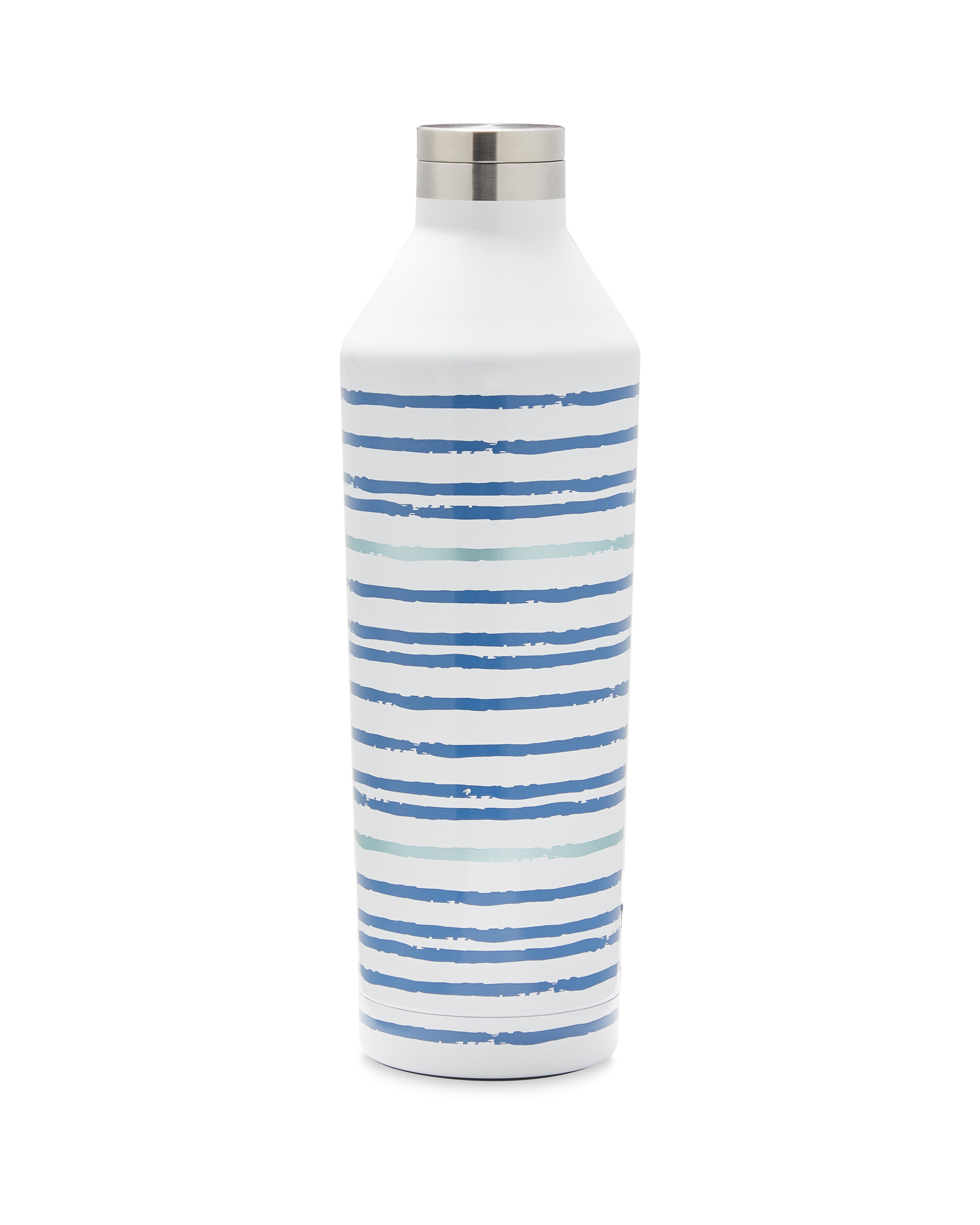 Large Blue Lines Insulated Bottle ALDI UK