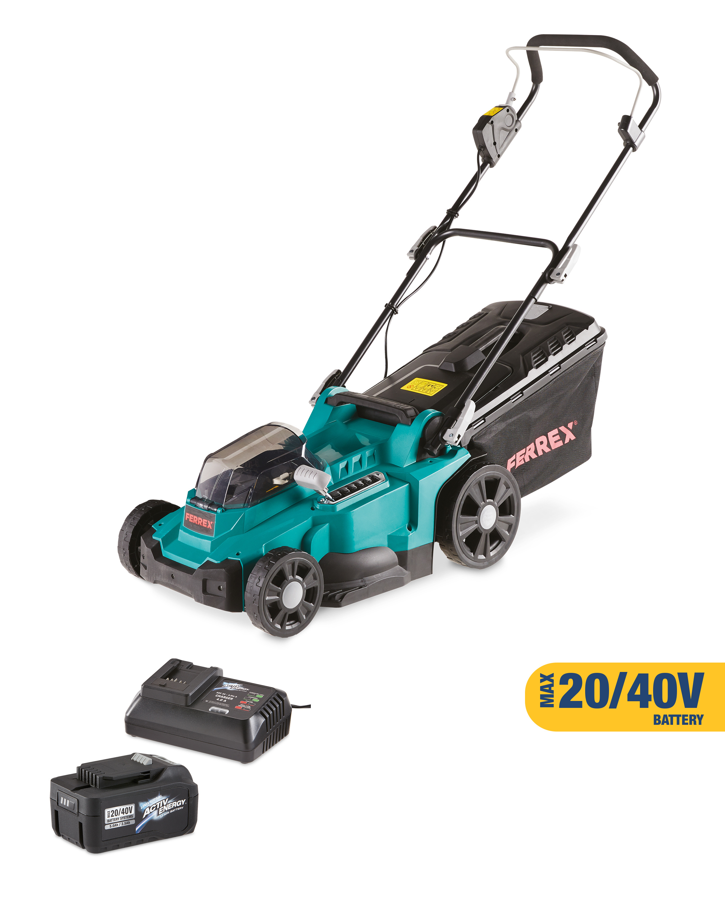 Lawn Mower with Battery & Charger ALDI UK