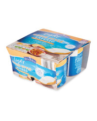 Greek Style Layered Peach Yogurt