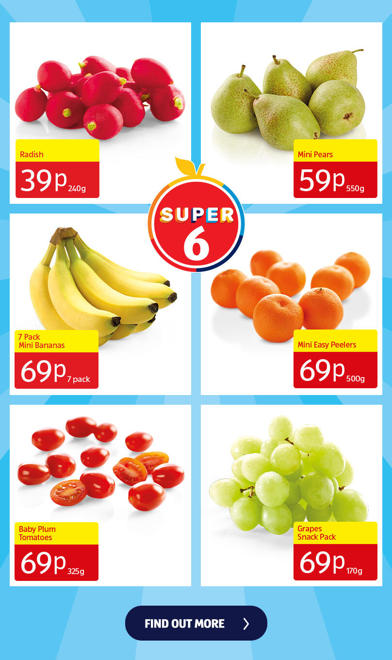 Aldi fruit and veg