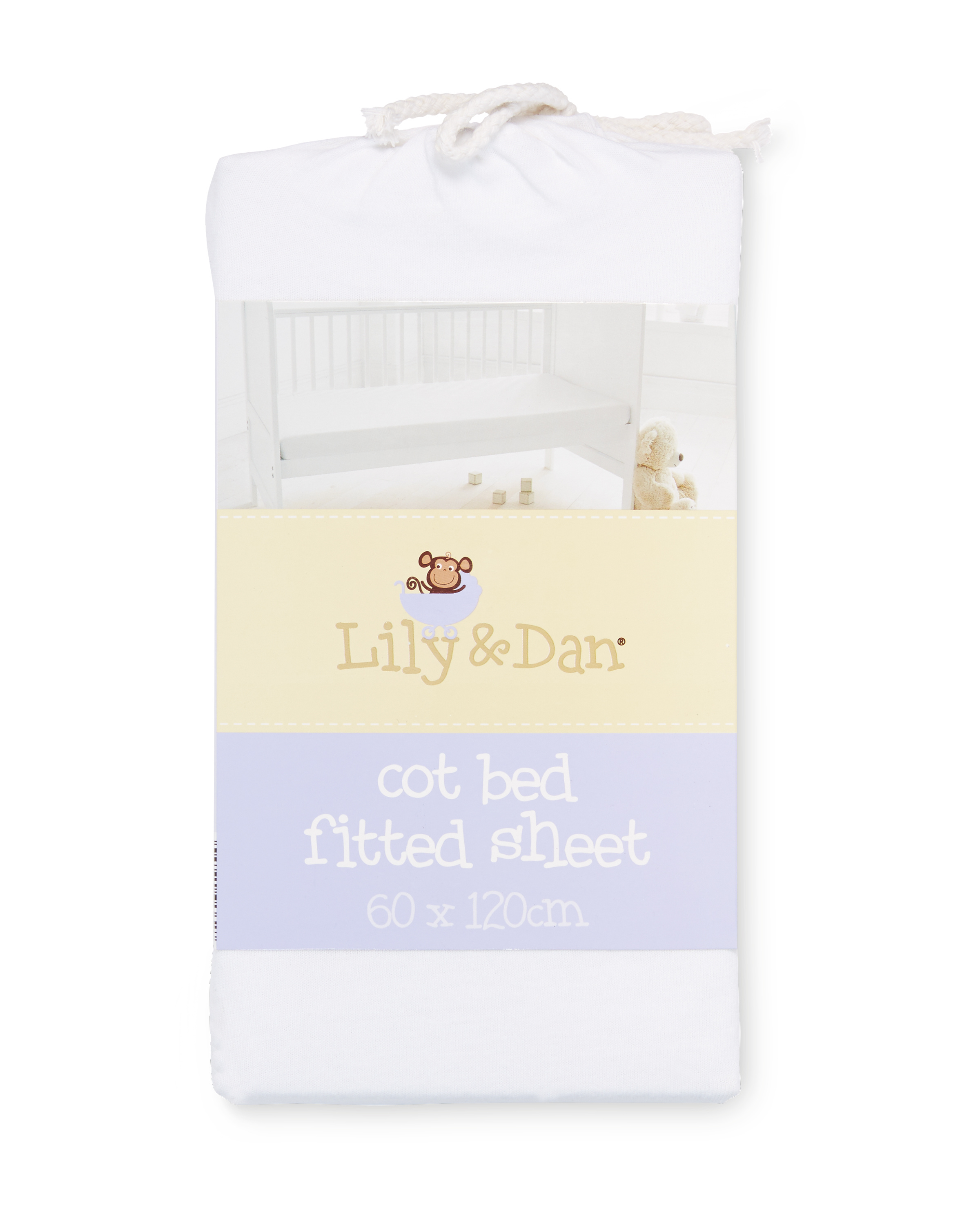 Lily & Dan Fitted Cot Bed Sheet ALDI UK