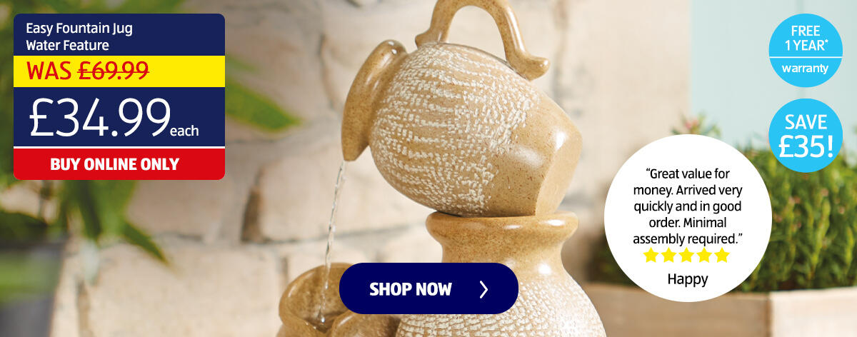 Easy Fountain Jug Water Feature