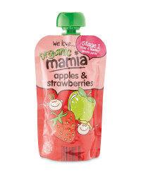 Mamia Organic Strawberry & Apples