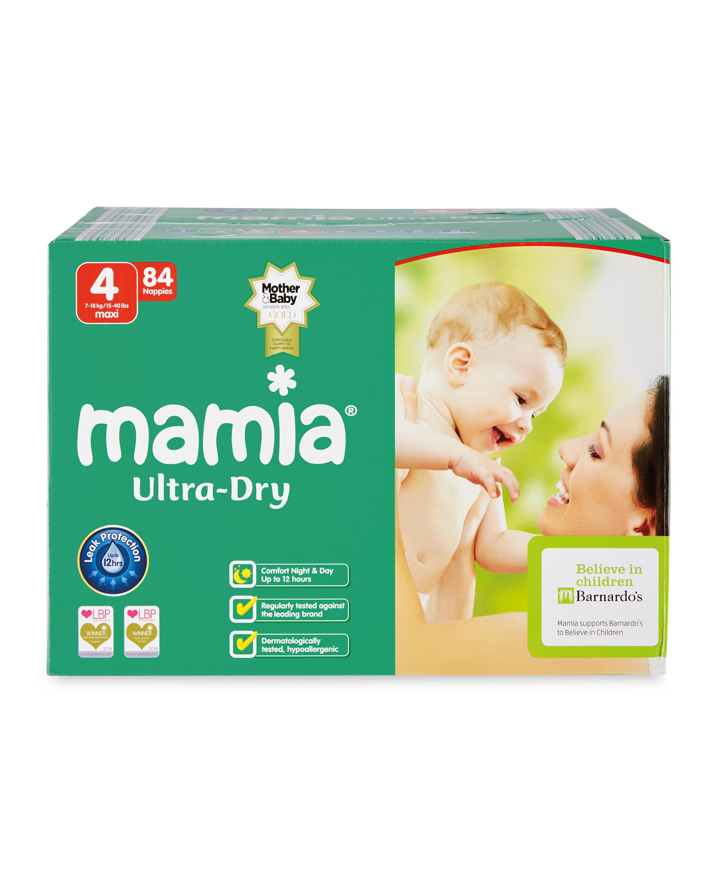 Mamia Size 4 Nappies Jumbo 84Pack ALDI UK