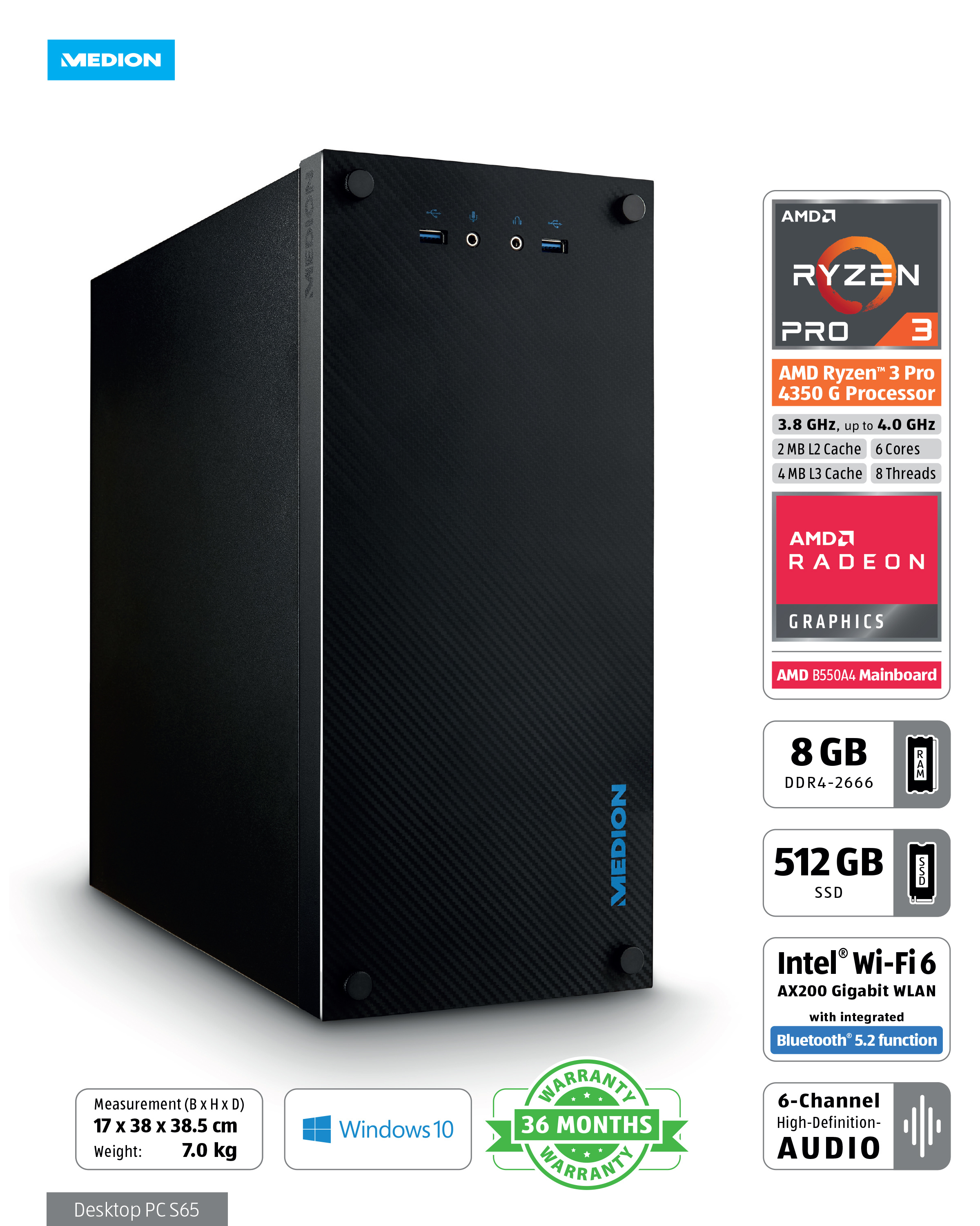 Medion Desktop Computer MD34615 ALDI UK