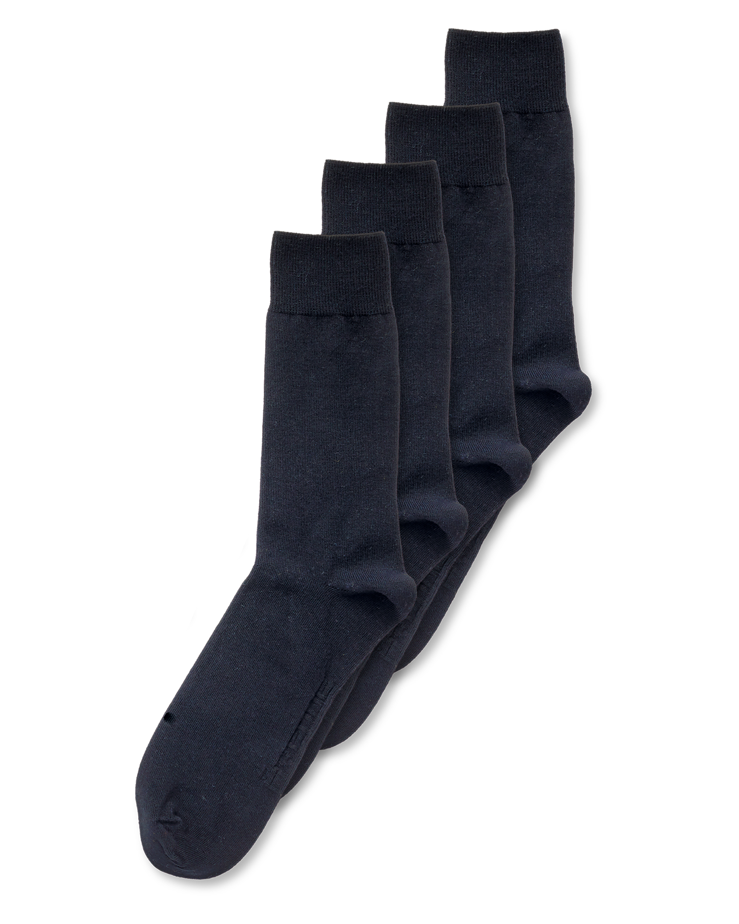 Men's Black Cotton Socks 5 Pack - ALDI UK