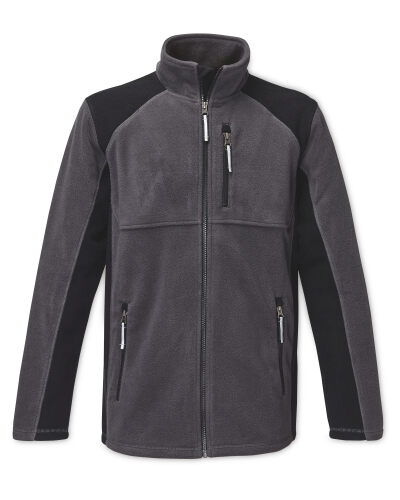 Men's Fleece Jacket Grey - ALDI UK