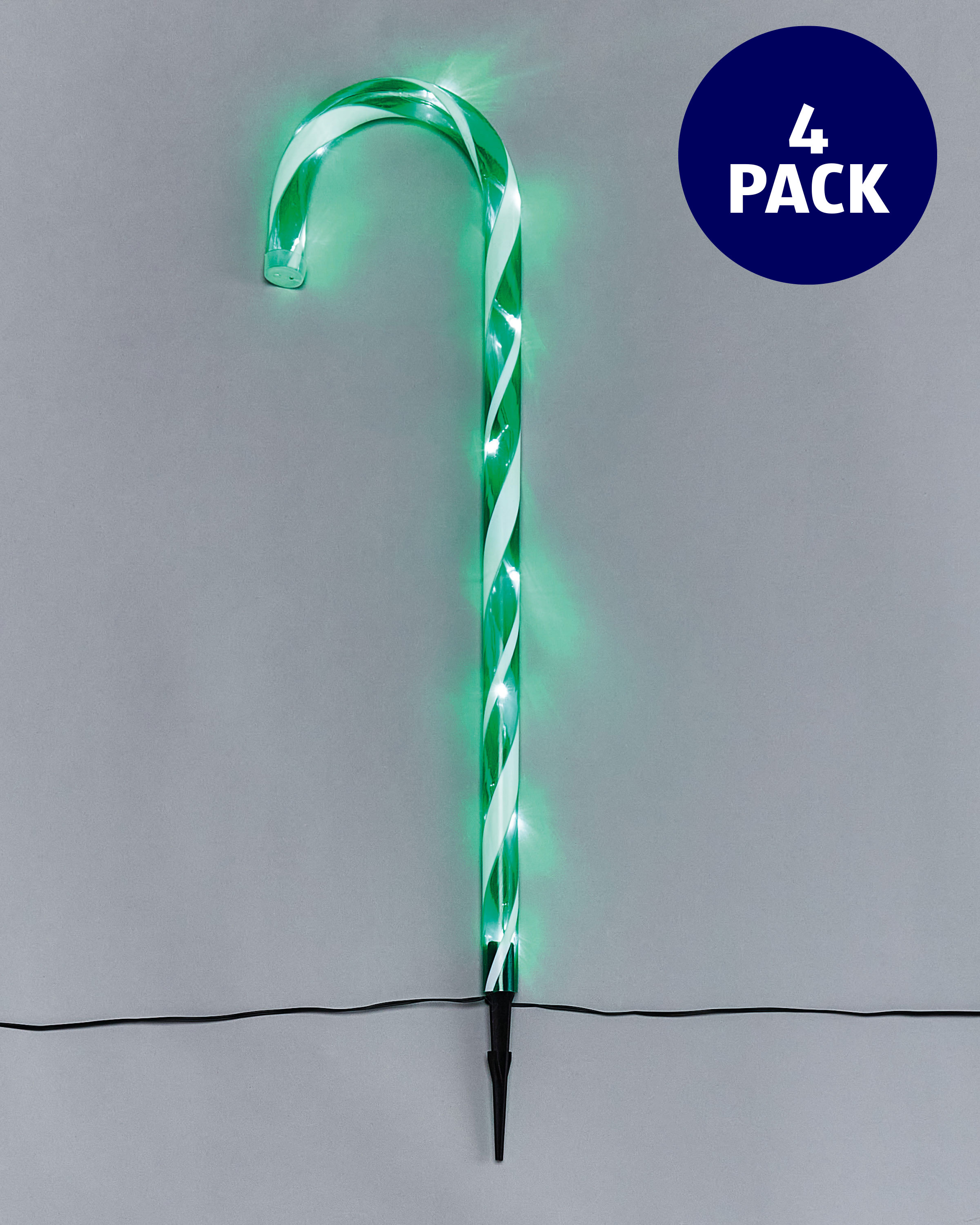 Multicolour Candy Cane Lights ALDI UK