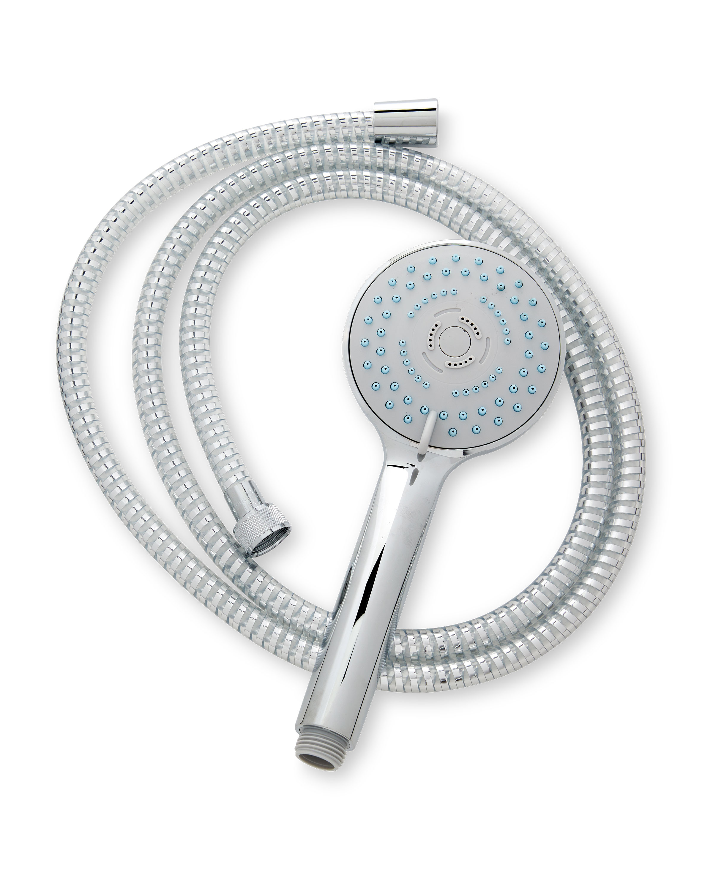 Blue Shower Head 10cm ALDI UK