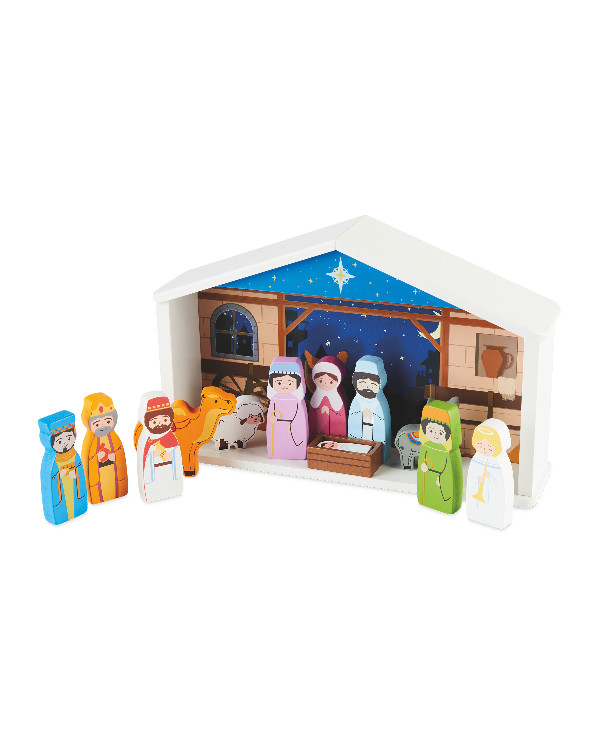 Nativity Wooden Toy Set ALDI UK Nativity Wooden Toy Set ALDI UK