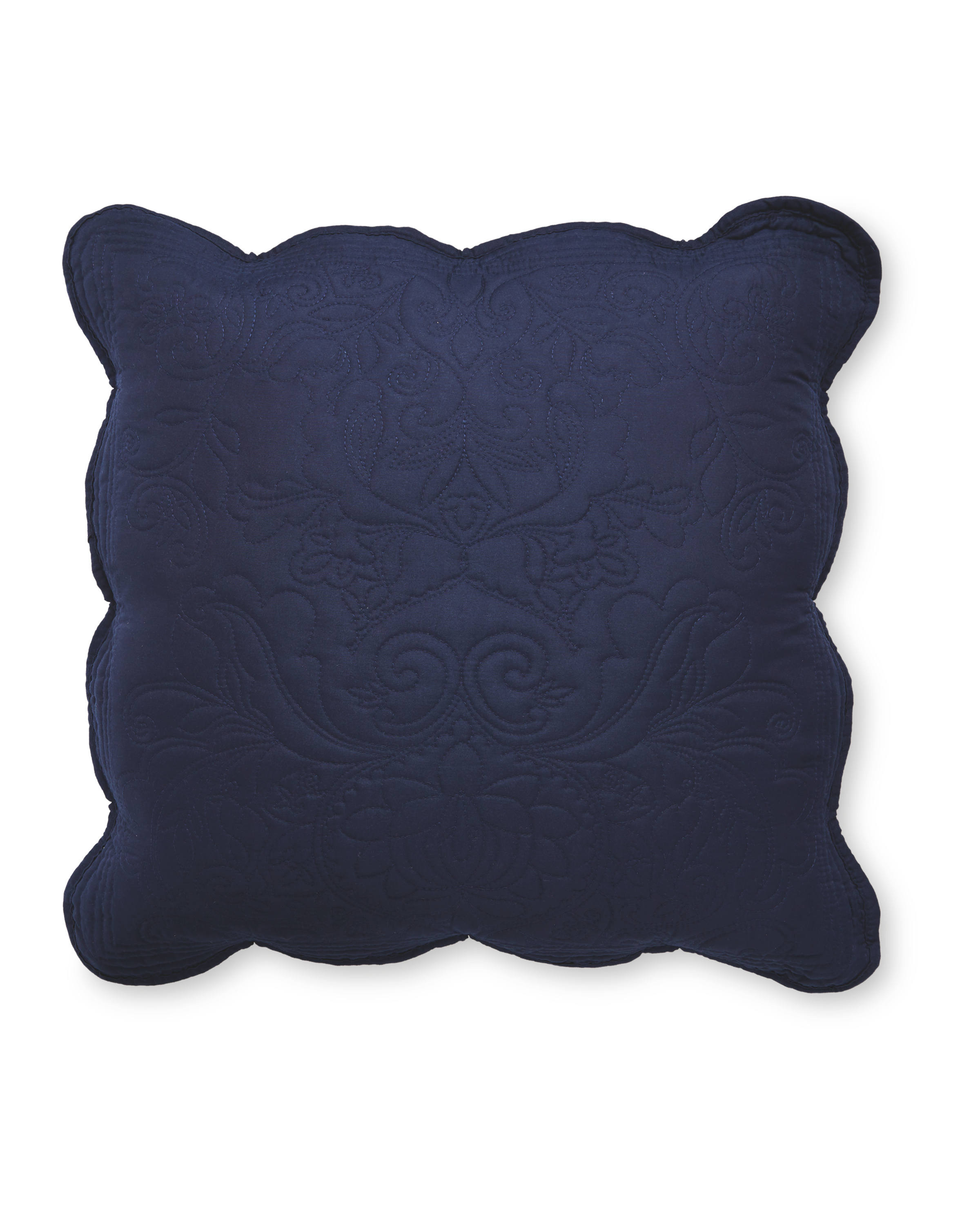 Navy Quilted Cushion ALDI UK
