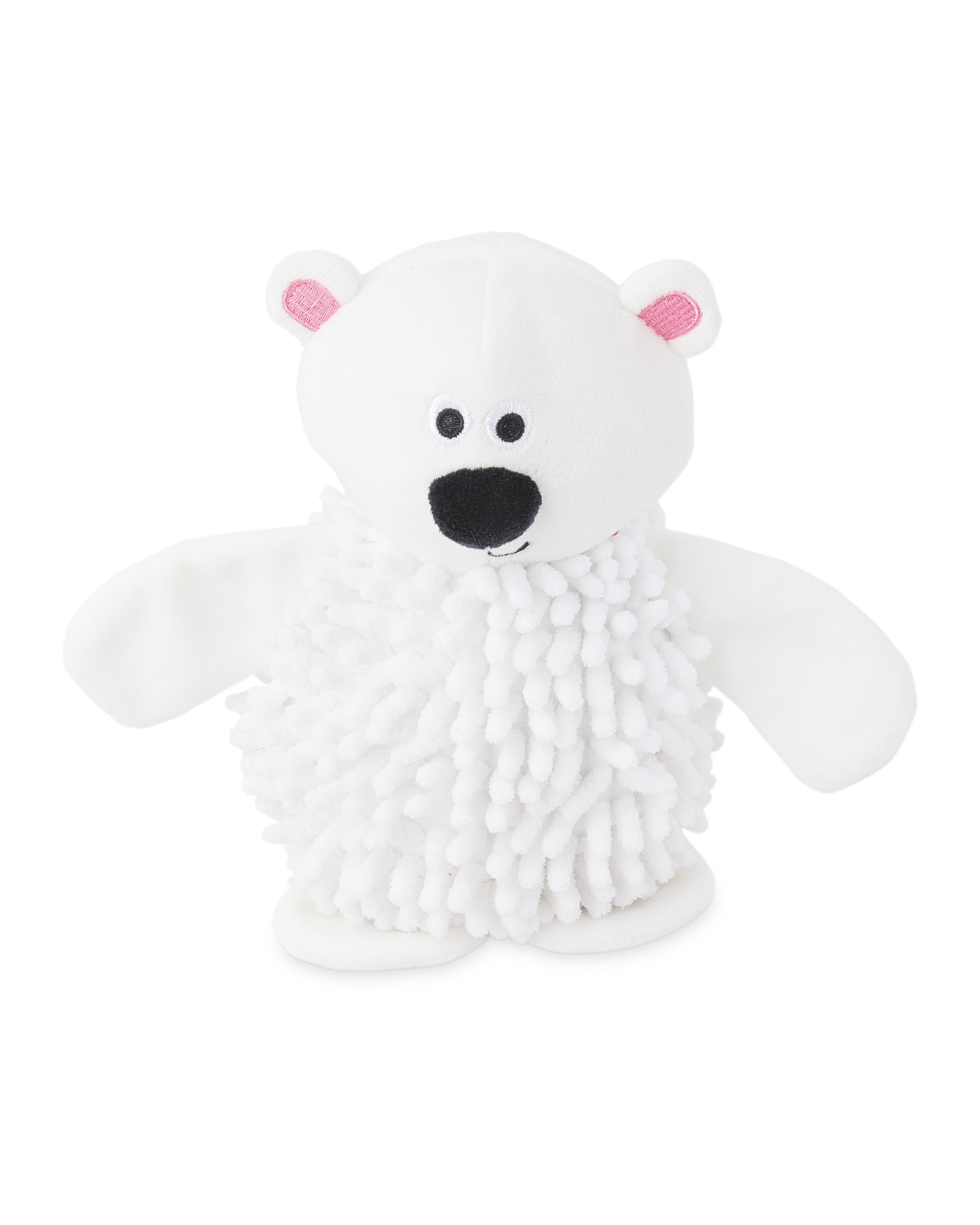 Noodle Polar Bear Dog Toy ALDI UK