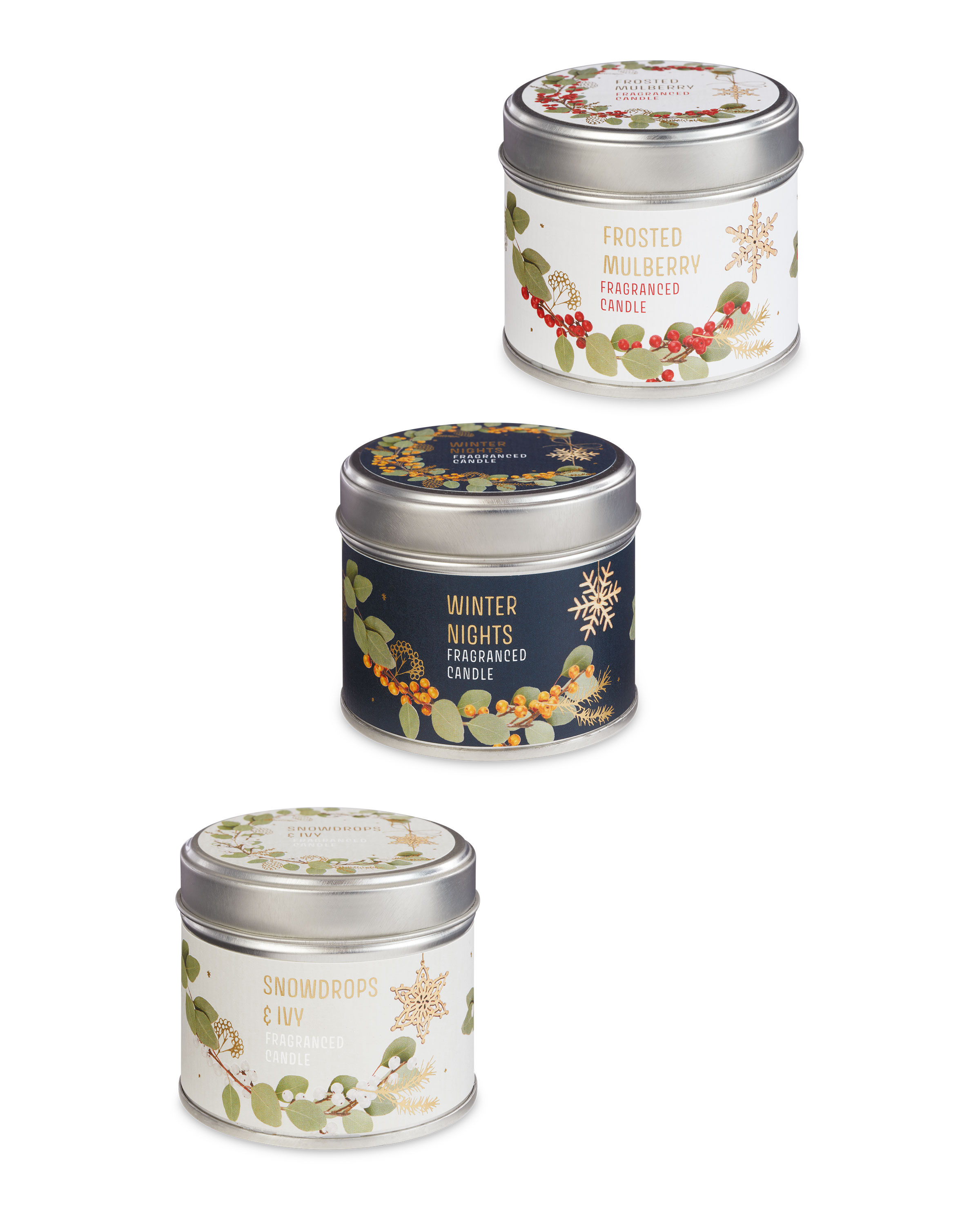 Nordic Tin Candle ALDI UK