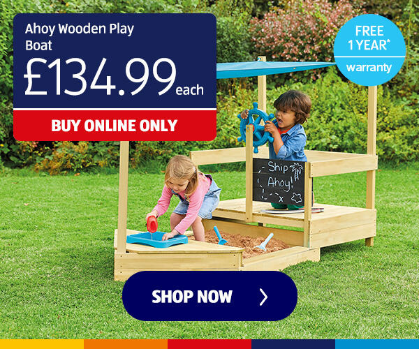 Ahoy Wooden Play Boat