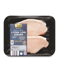 Outdoor Bred Pork Loin Steaks