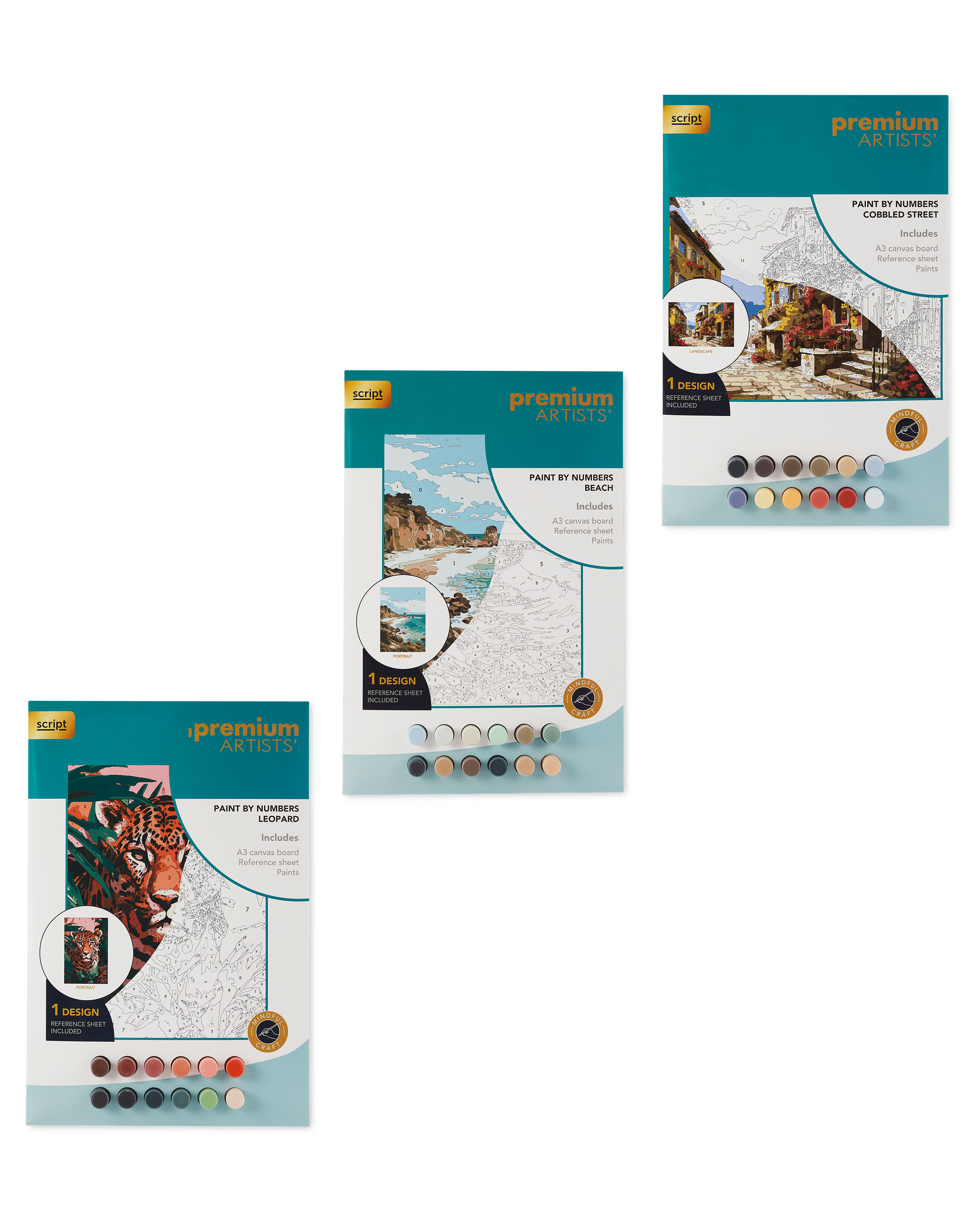 Paint By Numbers Box Set ALDI UK