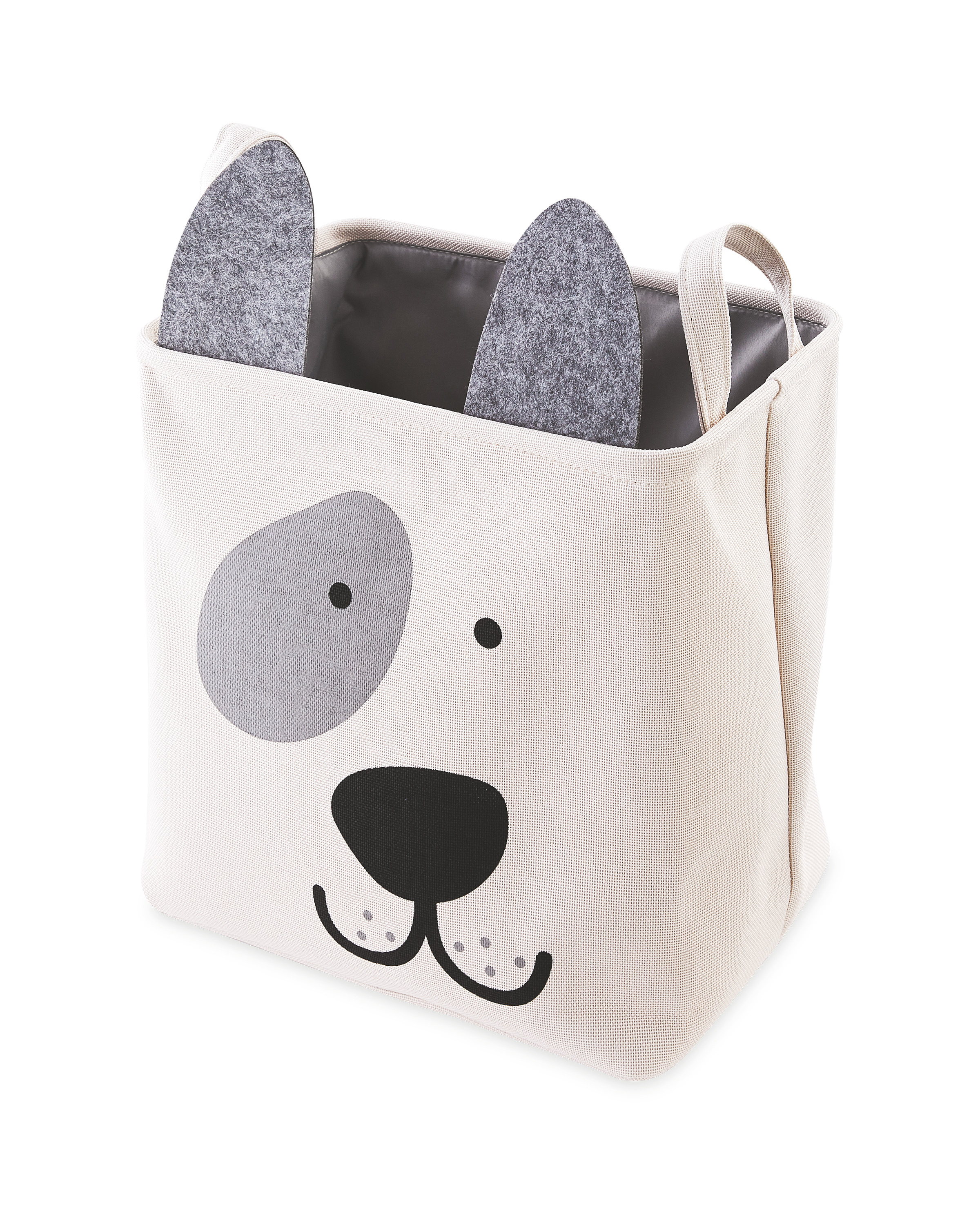 Pet Cream Dog Toy Storage Tub ALDI UK