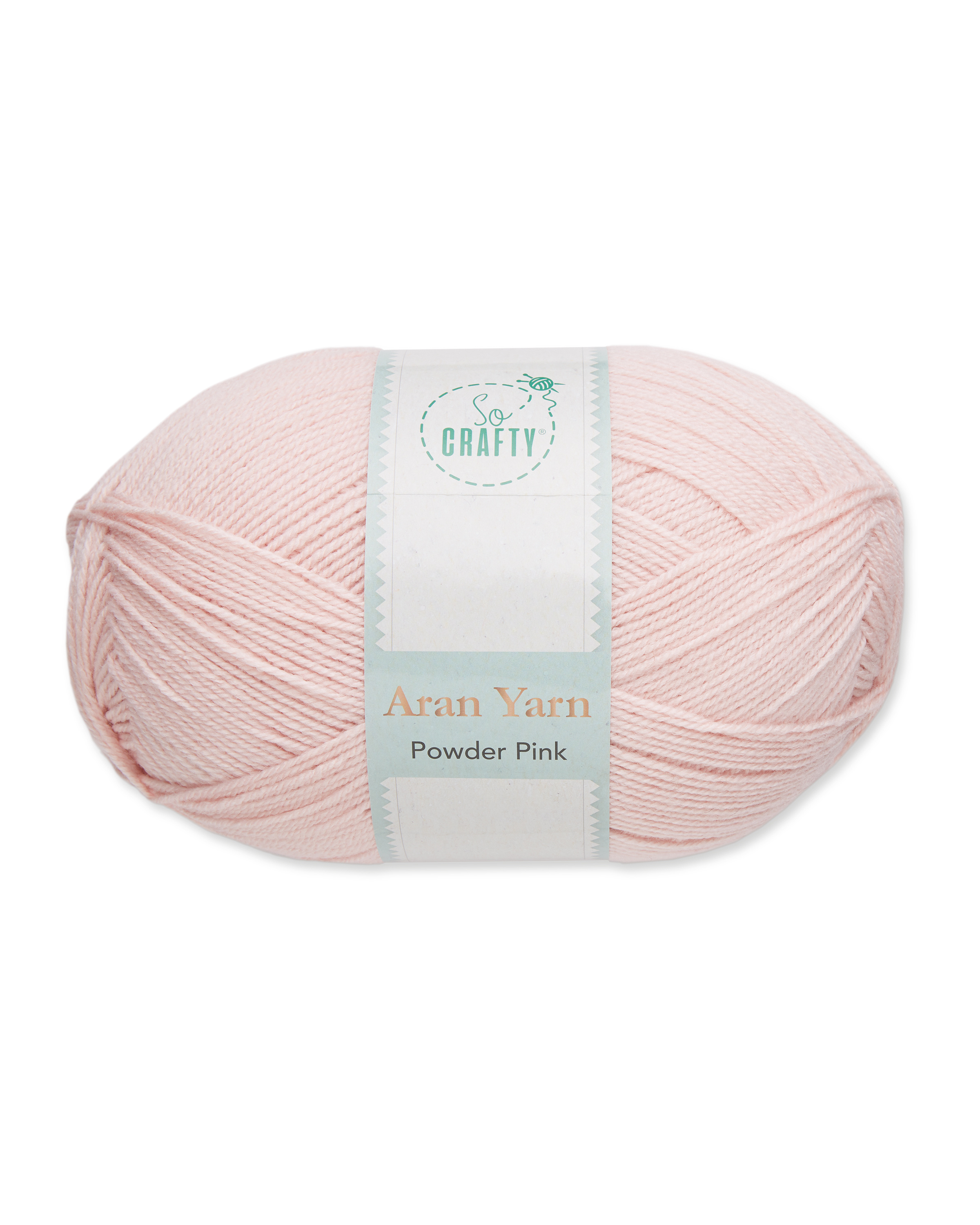 So Crafty Pink Aran Yarn ALDI UK