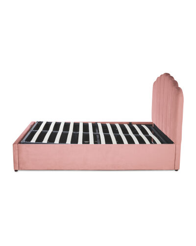Pink King Size Ottoman Storage Bed - ALDI UK