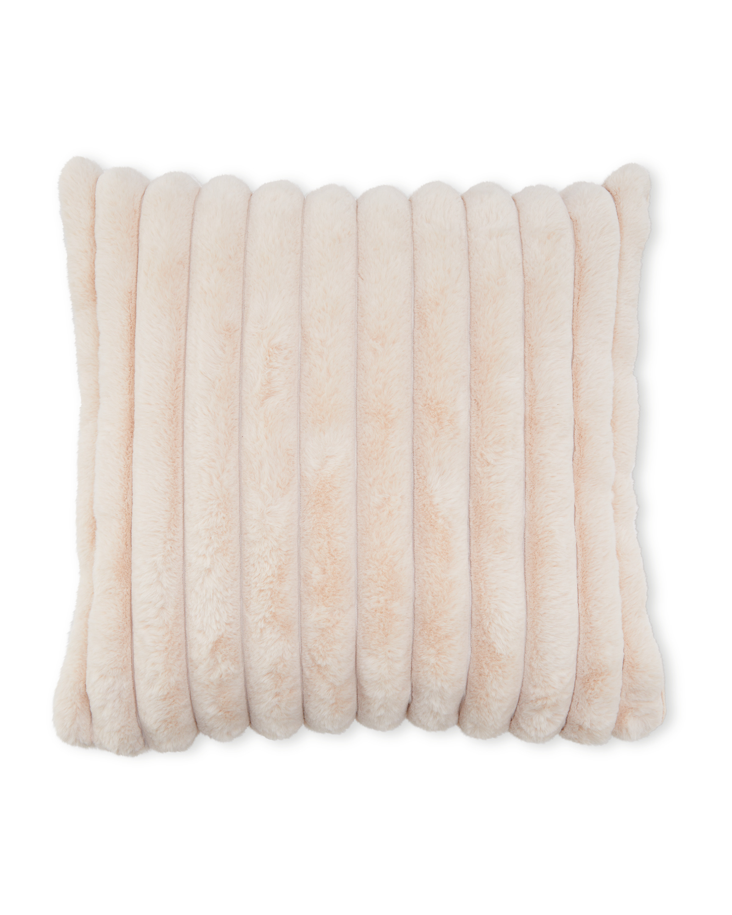 Pink Square Ribbed Cushion ALDI UK