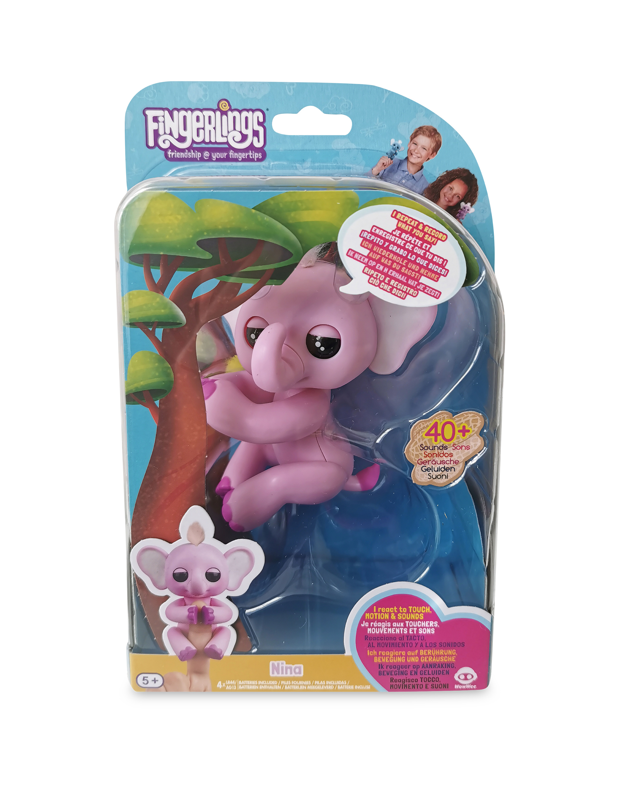 Pink Elephant Fingerlings ALDI UK