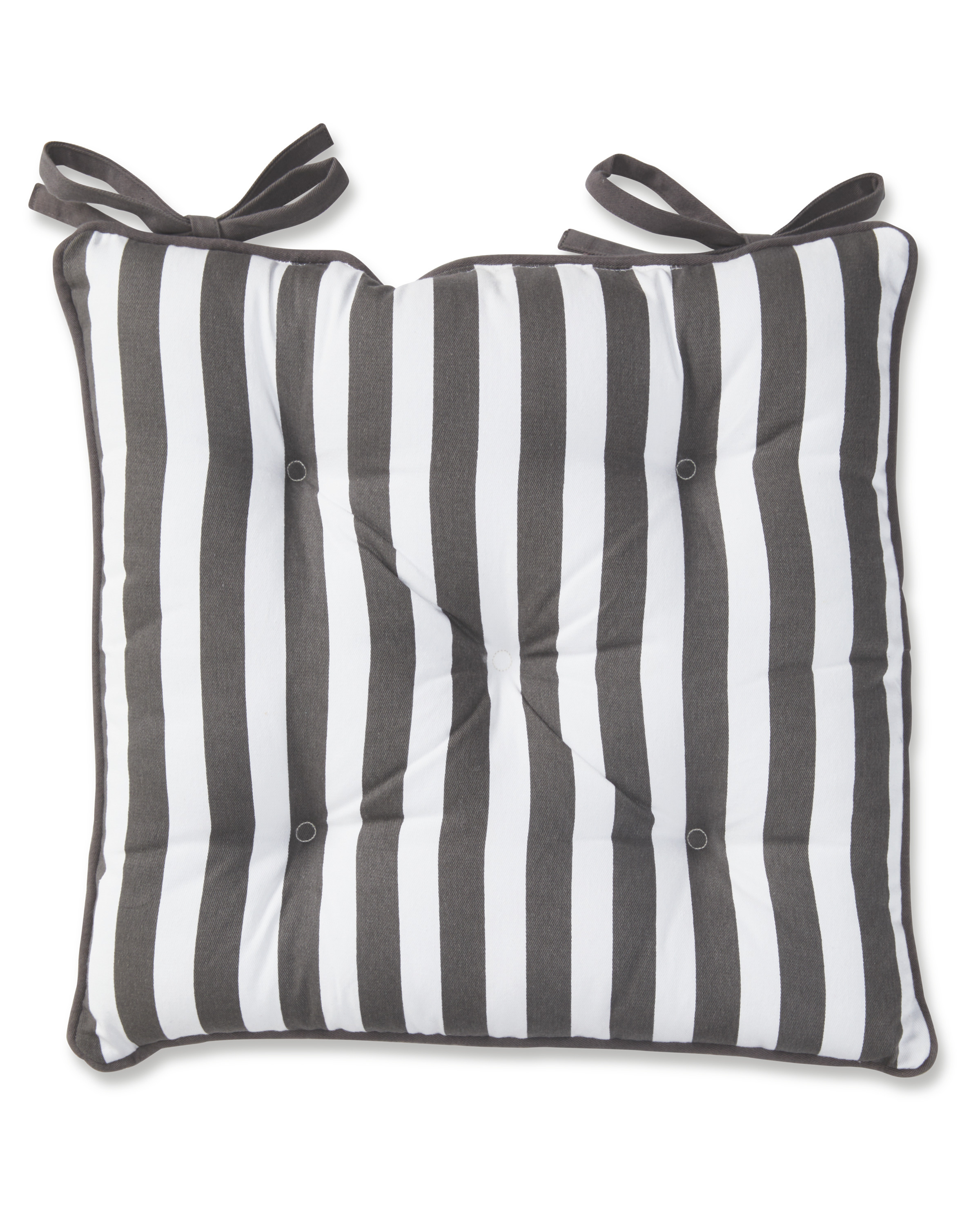 Piped Edge Striped Seat Pad ALDI UK