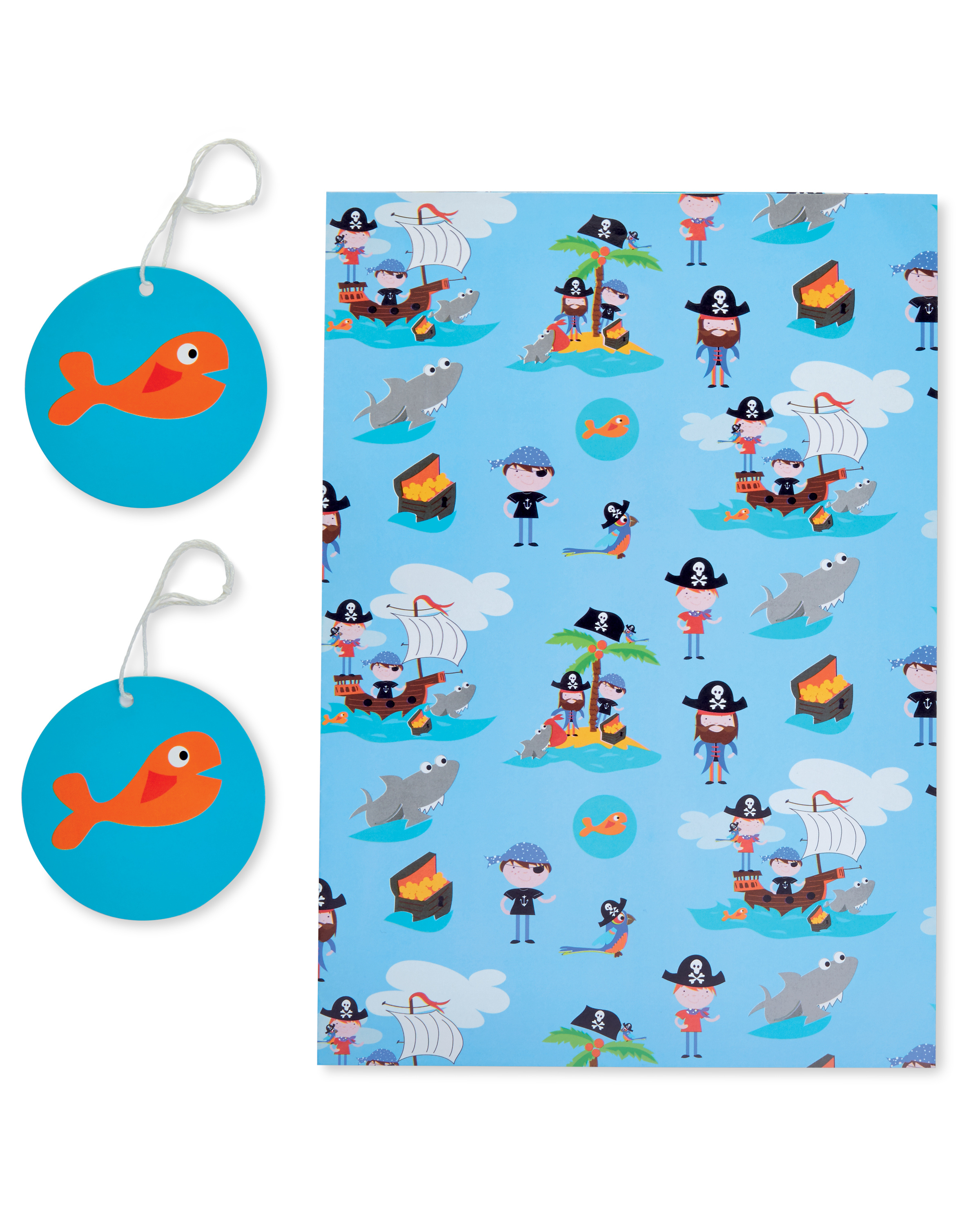 Pirates Wrapping Paper ALDI UK