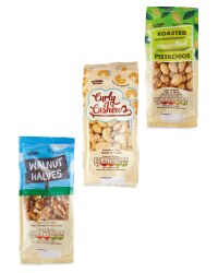 Pistachios, Cashews & Walnuts