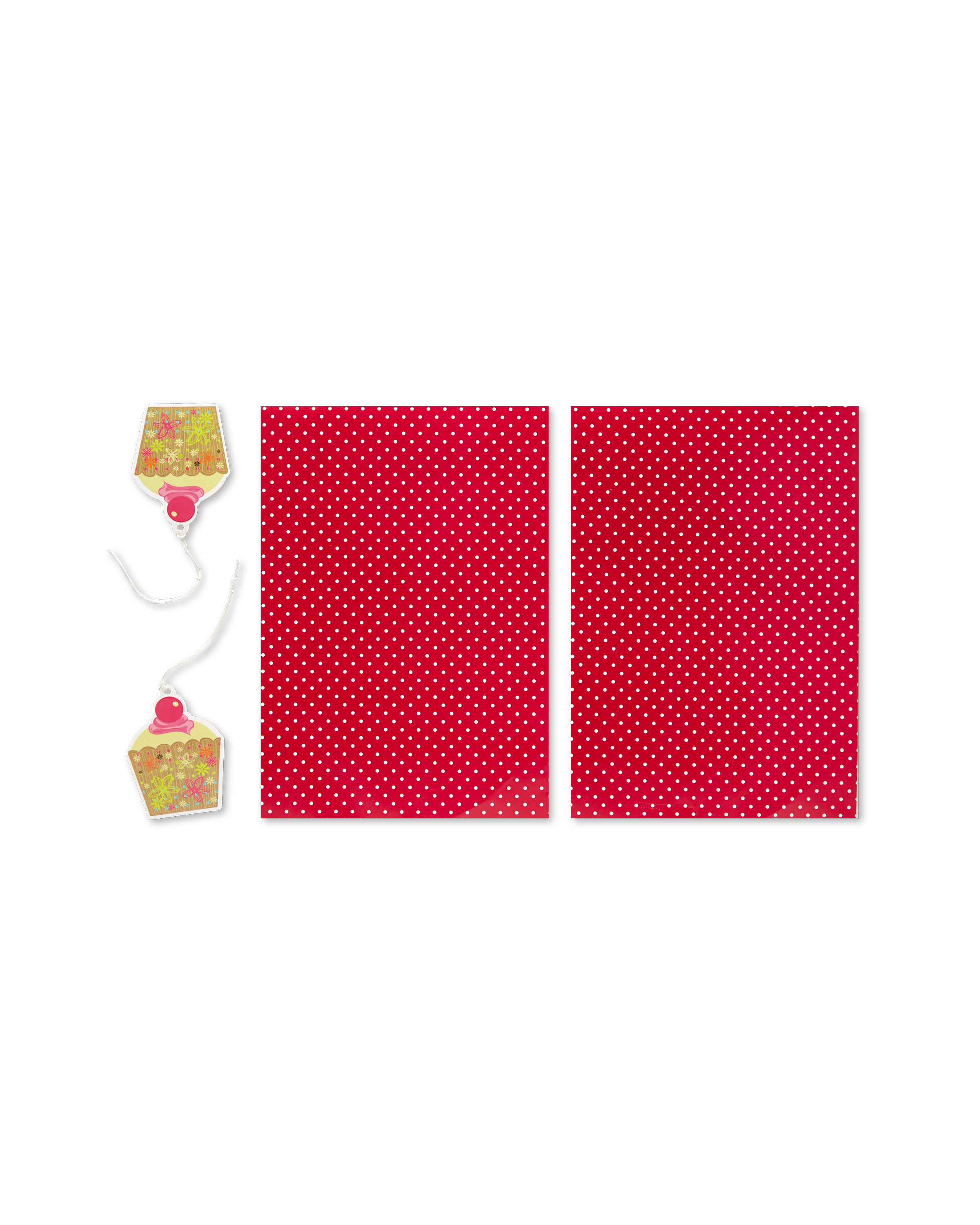 Polka Dot Wrapping Paper & Tags ALDI UK