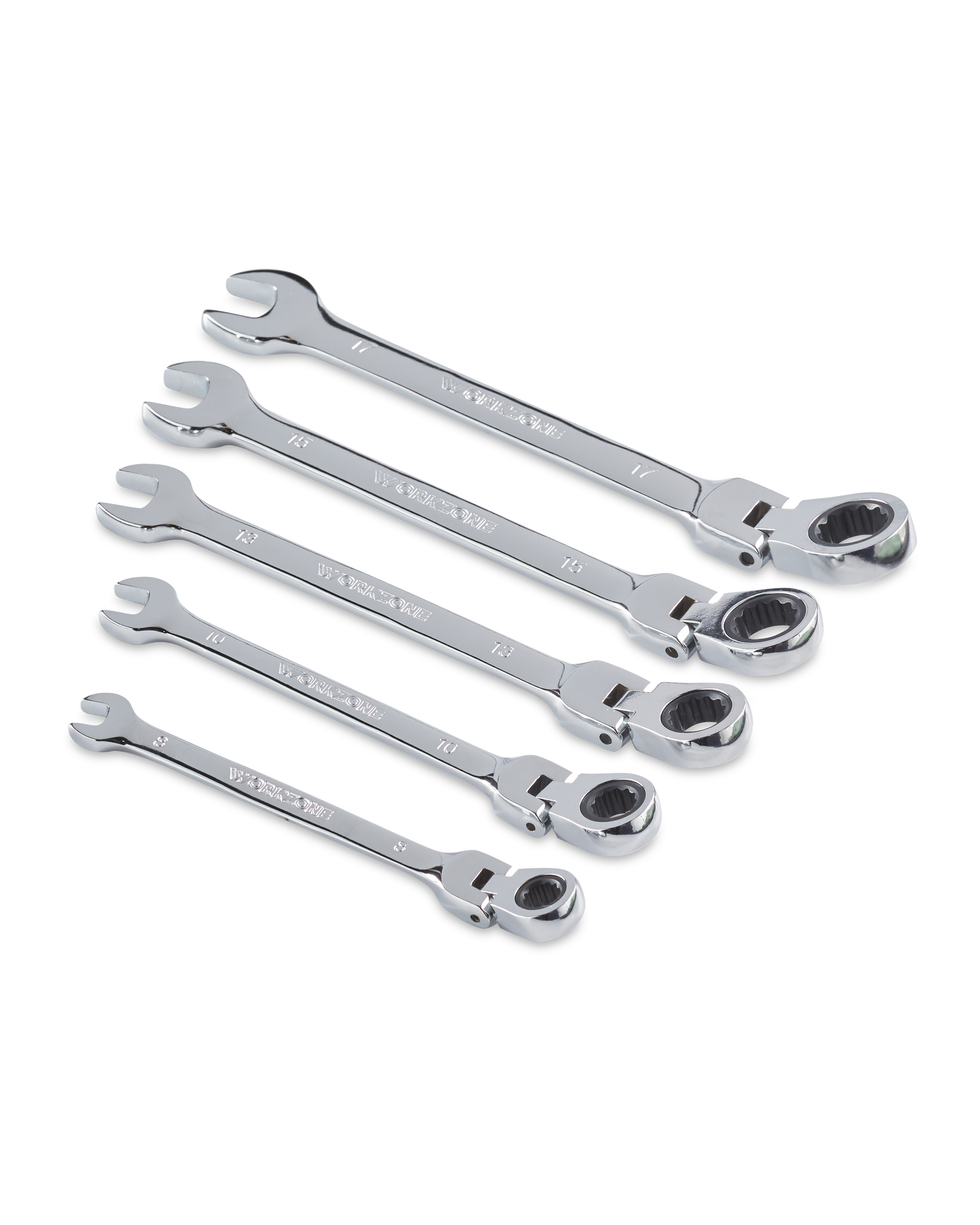 Workzone Ratchet Spanner Set ALDI UK