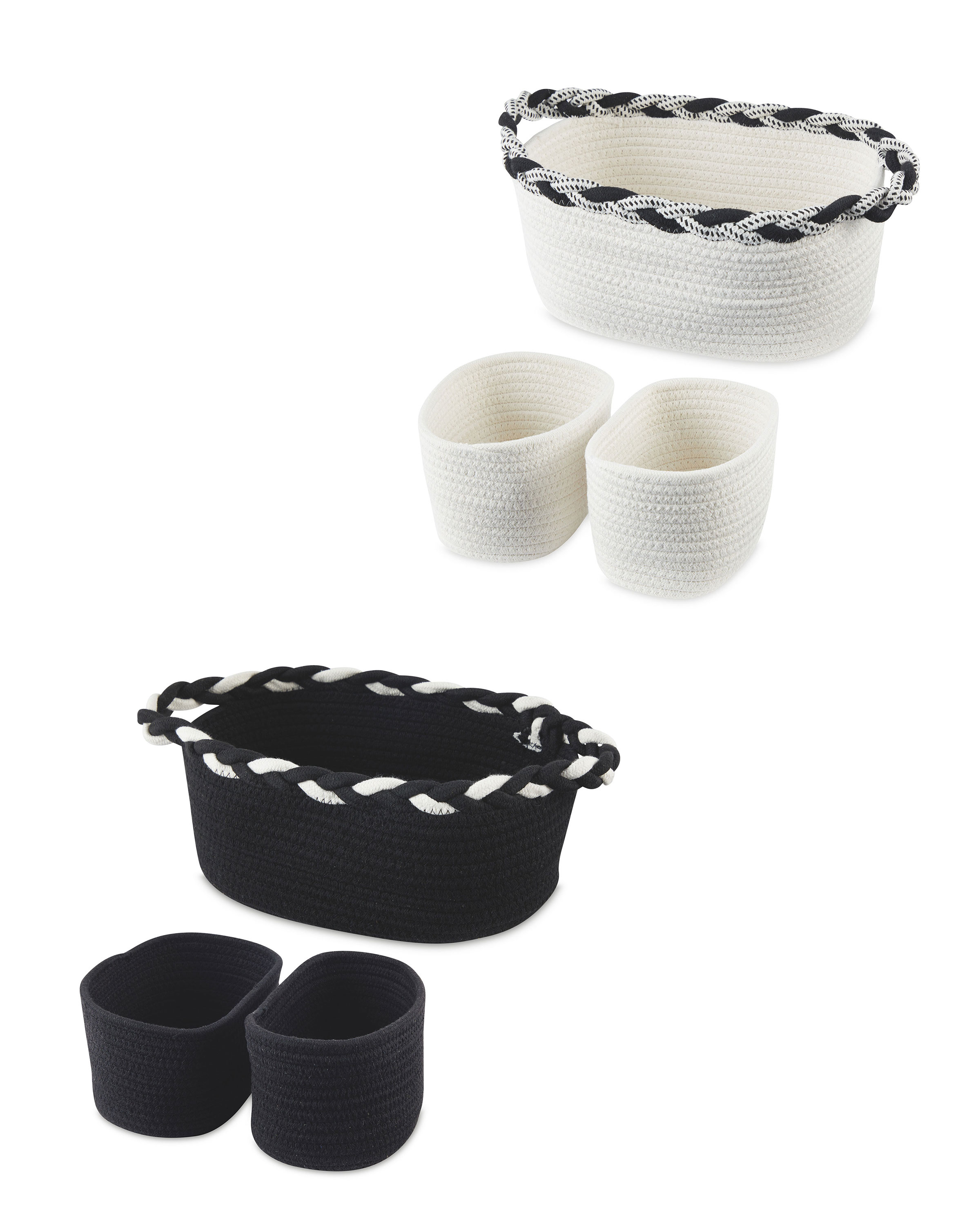 Rope Woven Storage Basket 3 Pack ALDI UK