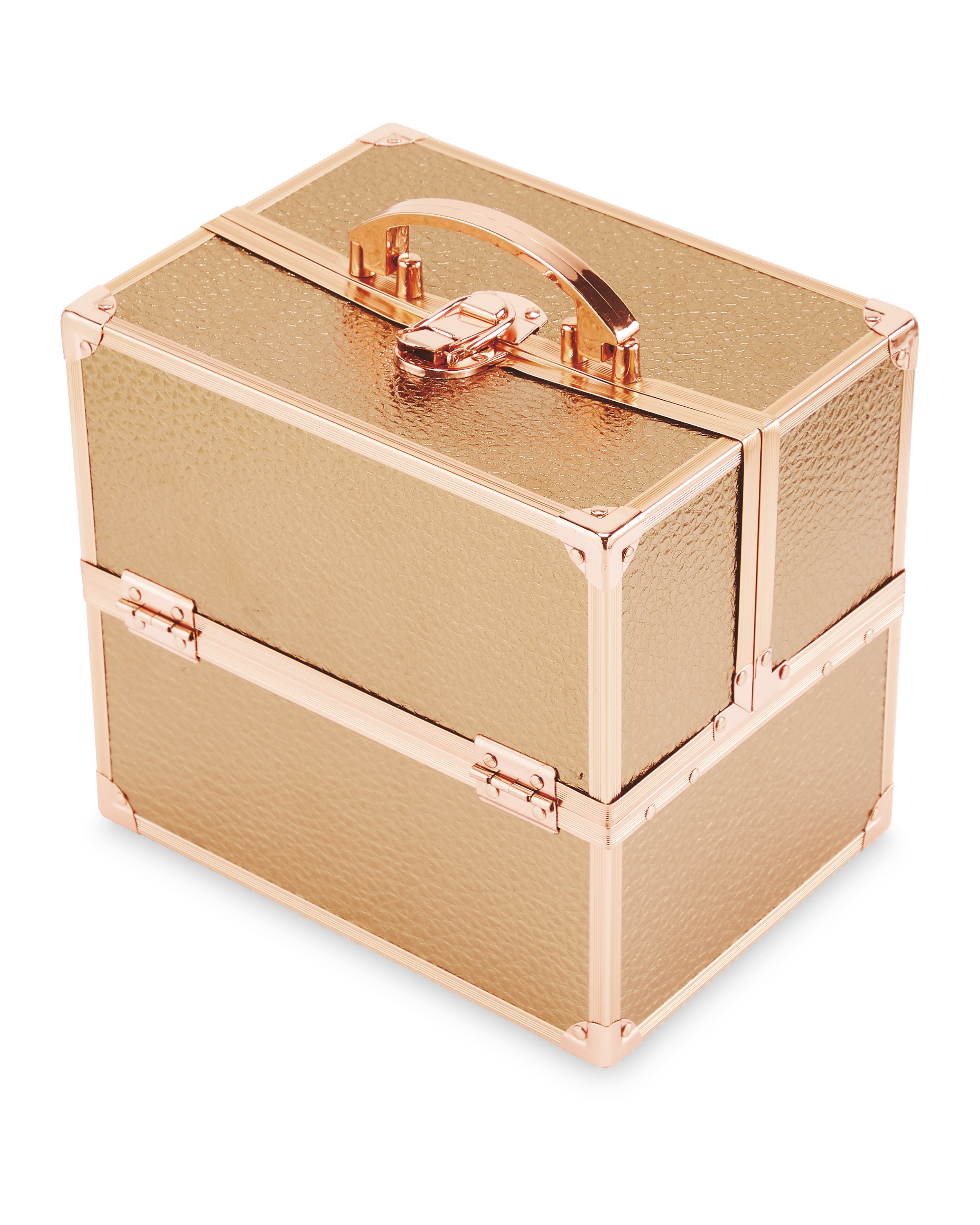 Avenue Rose Gold Vanity Case - Aldi Uk