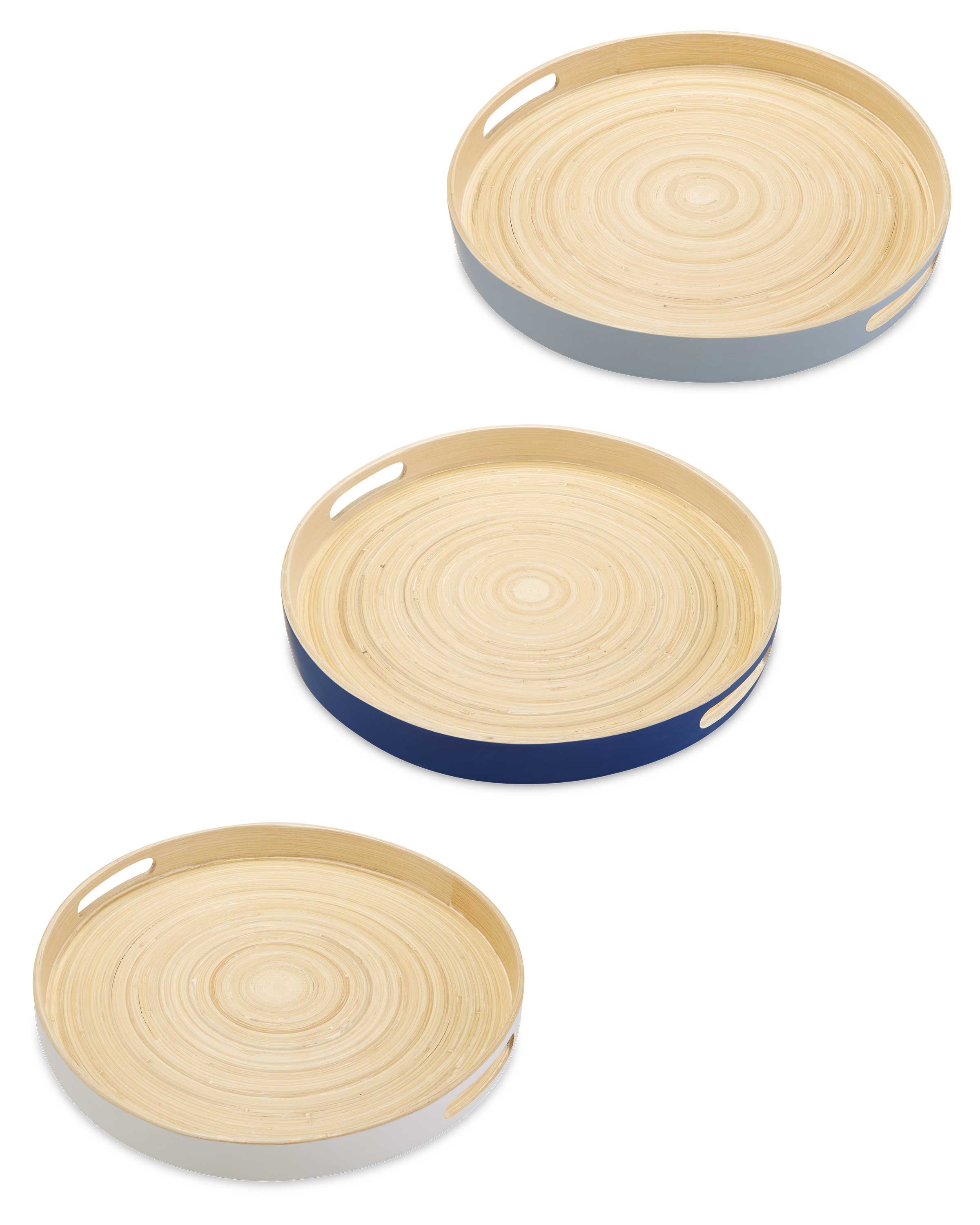 Crofton Round Bamboo Tray ALDI UK