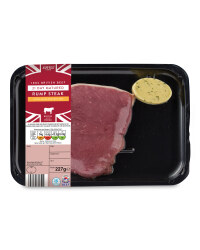 Rump Steak with Mustard Butter