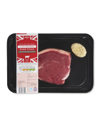 Rump Steak with Peppercorn Butter