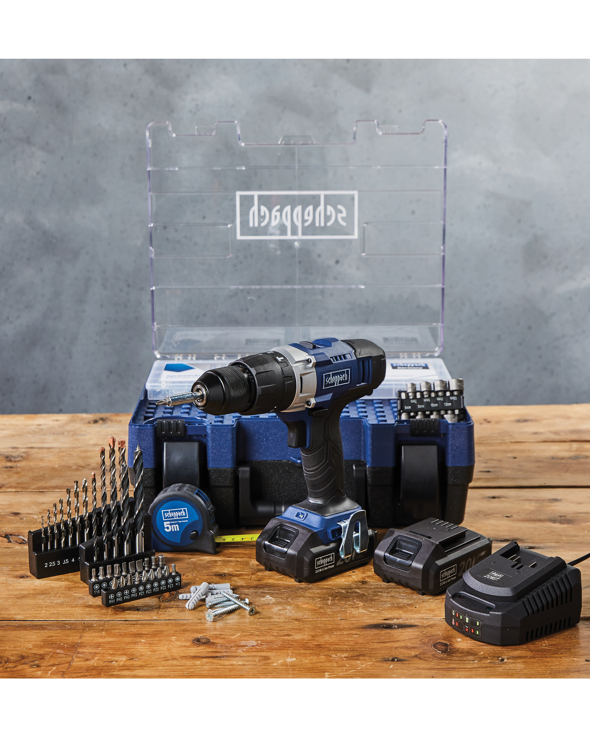 Scheppach Cordless Impact Drill Set ALDI UK