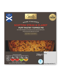 Scottish Steak & Claret Pie for one