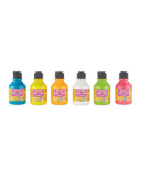 Script Paint Pots Neon 6-Pack