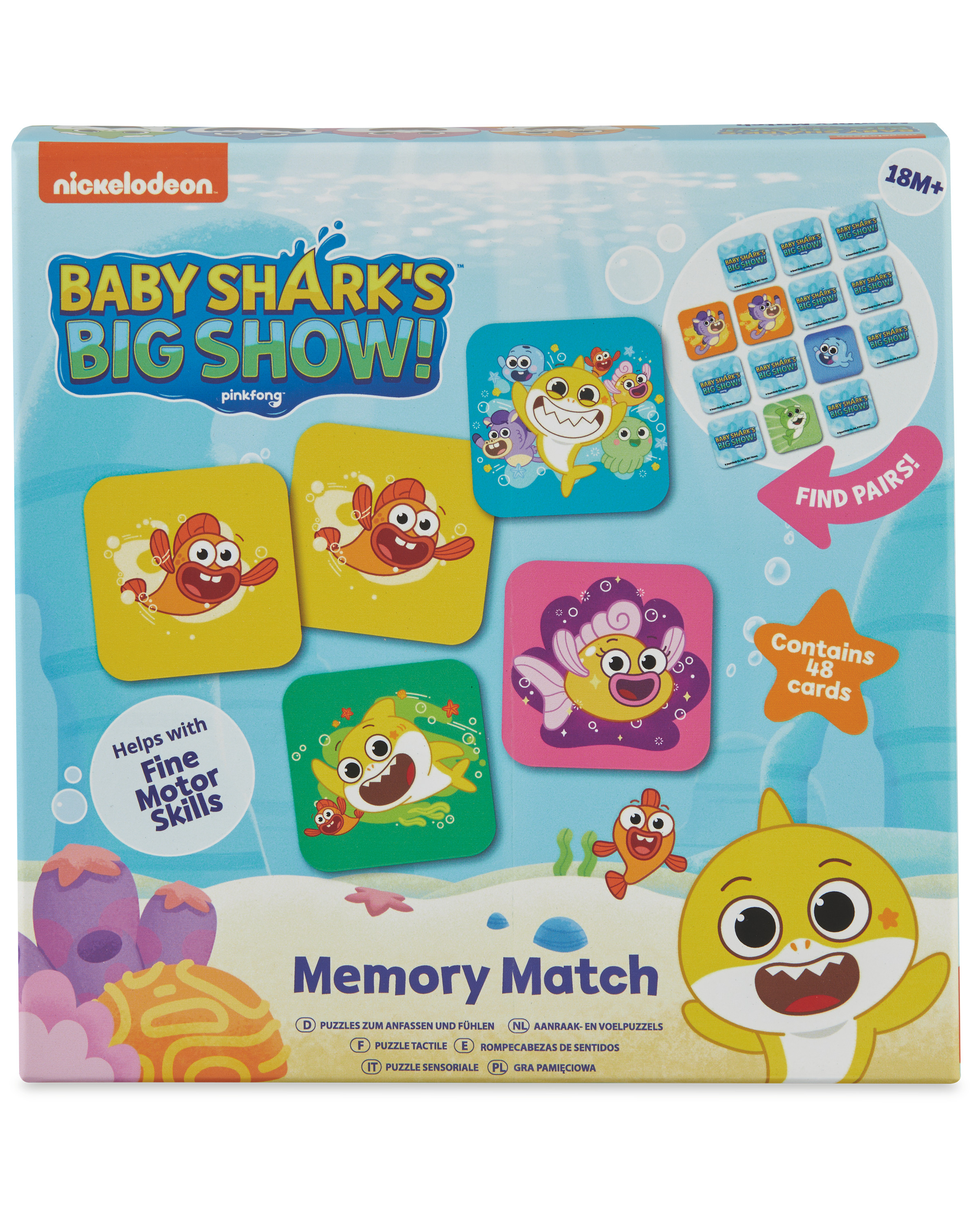 Baby Shark Memory Match Game - ALDI UK