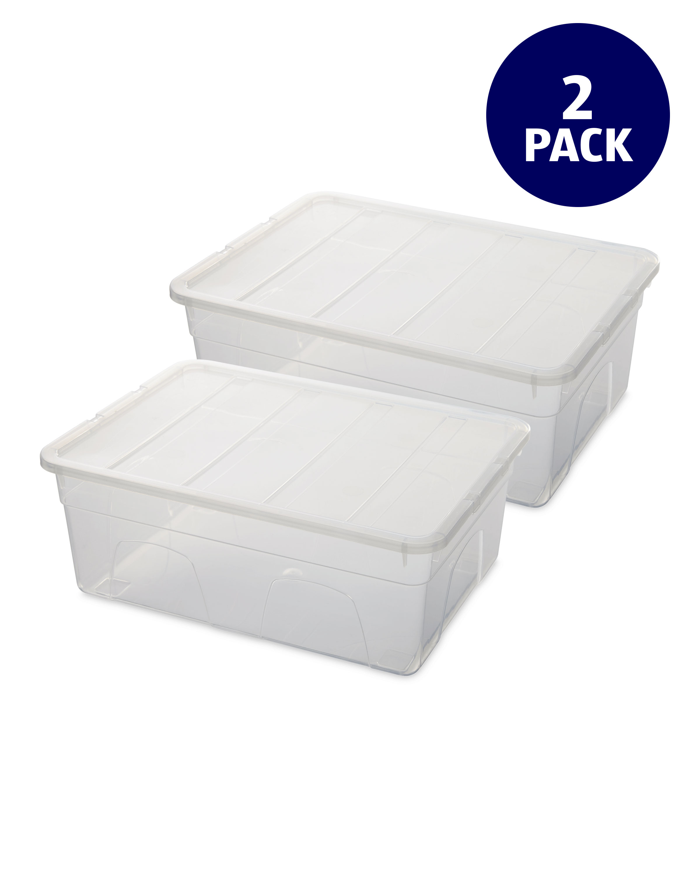 Shoe Storage Box Set Boot 2 Pack ALDI UK