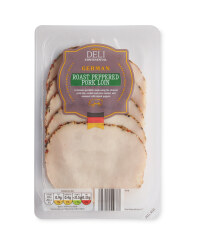 Sliced Peppered Roast Pork Loin