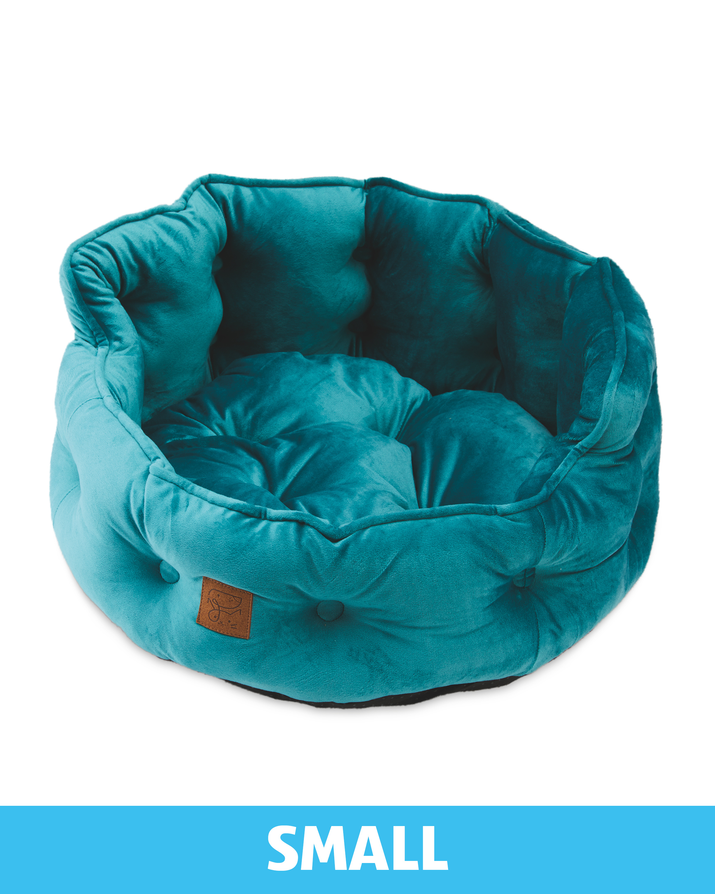Small Luxury Velvet Pet Bed ALDI UK