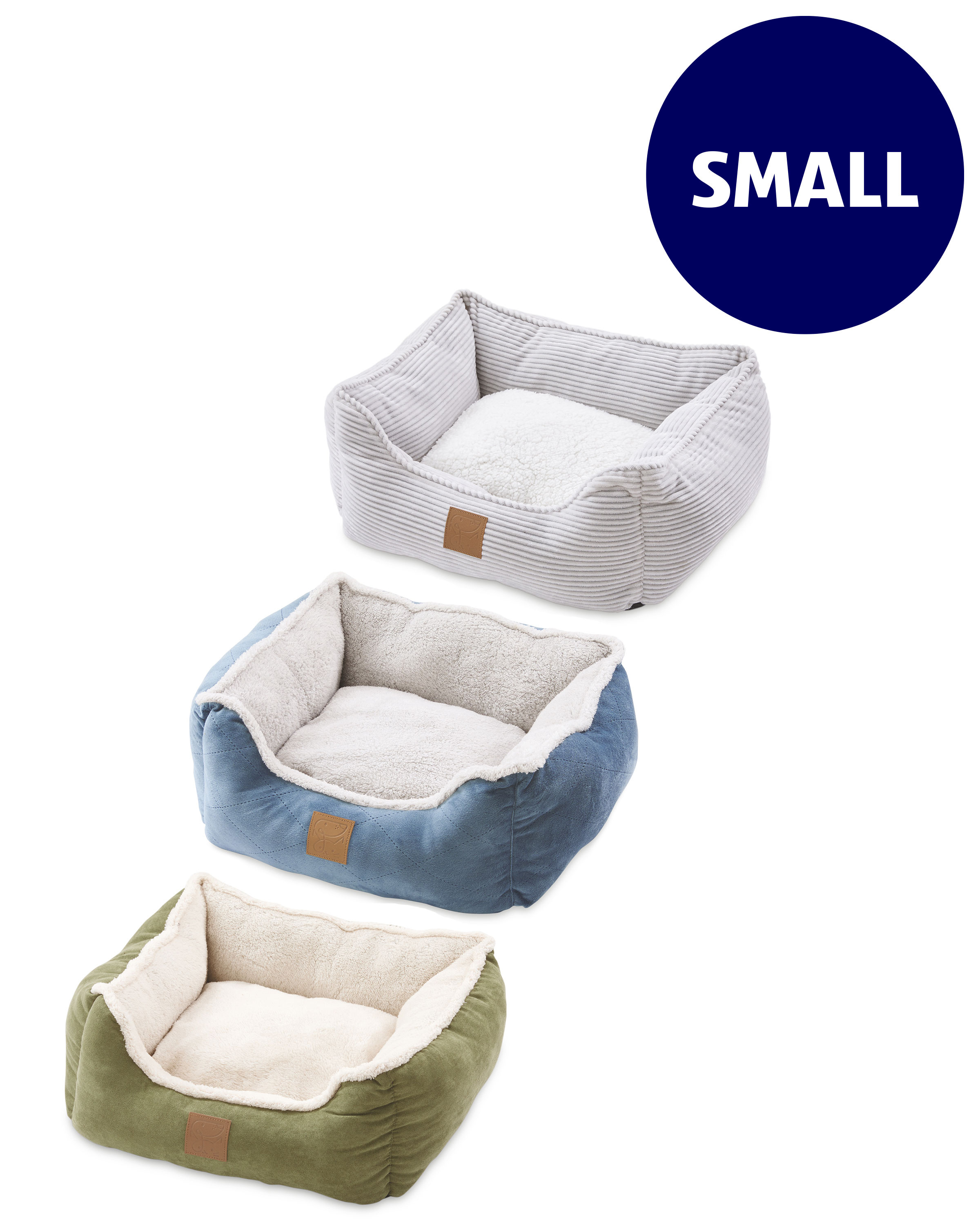 Pet Collection Small Plush Pet Bed - ALDI UK