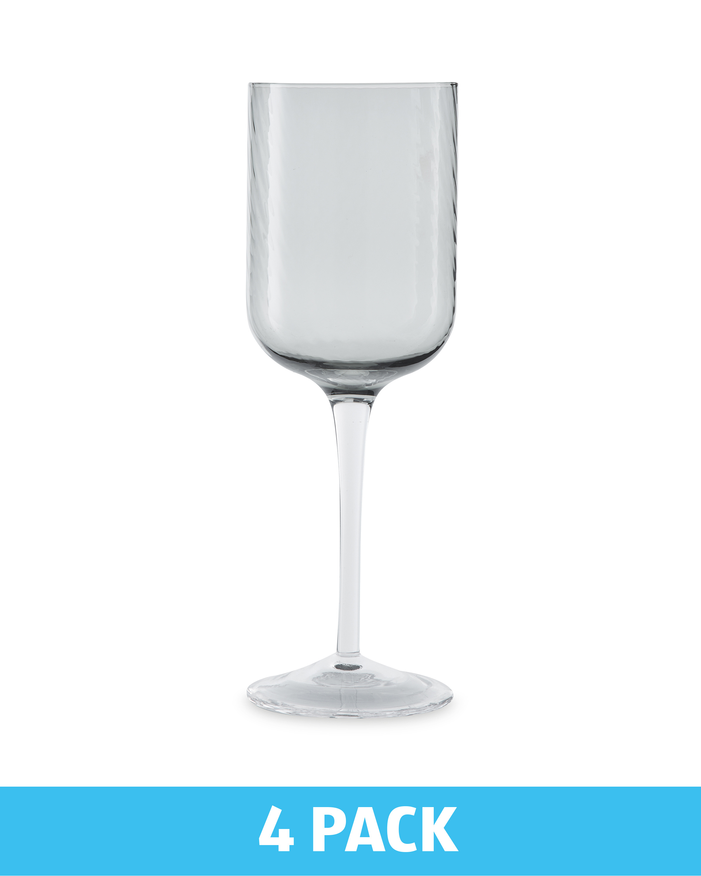 Grey Swirl Wine Glasses ALDI UK