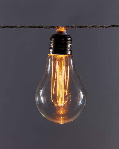Amber Solar Bulb String Lights - ALDI UK