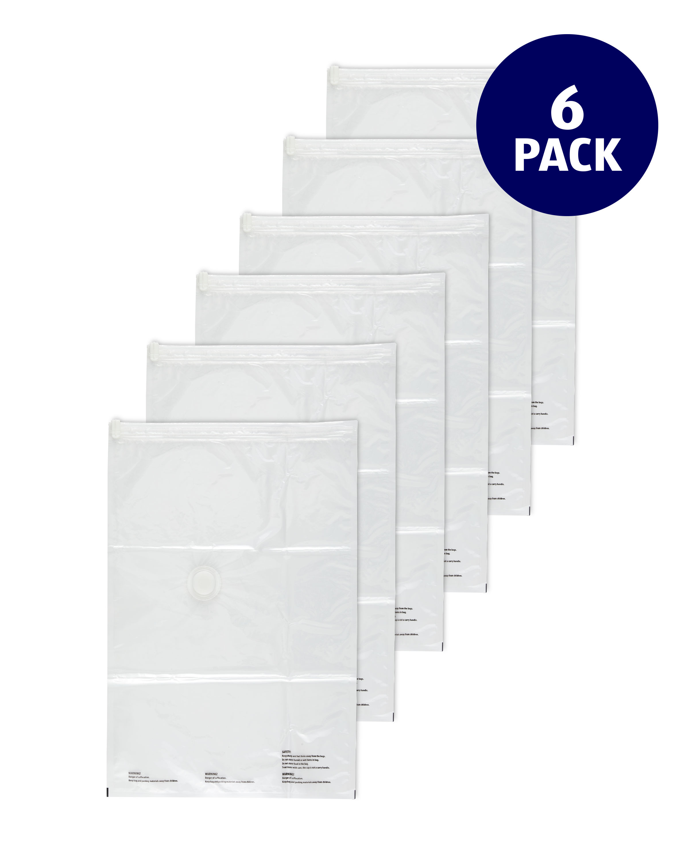 Standard White Vacuum Bag 6 Pack ALDI UK