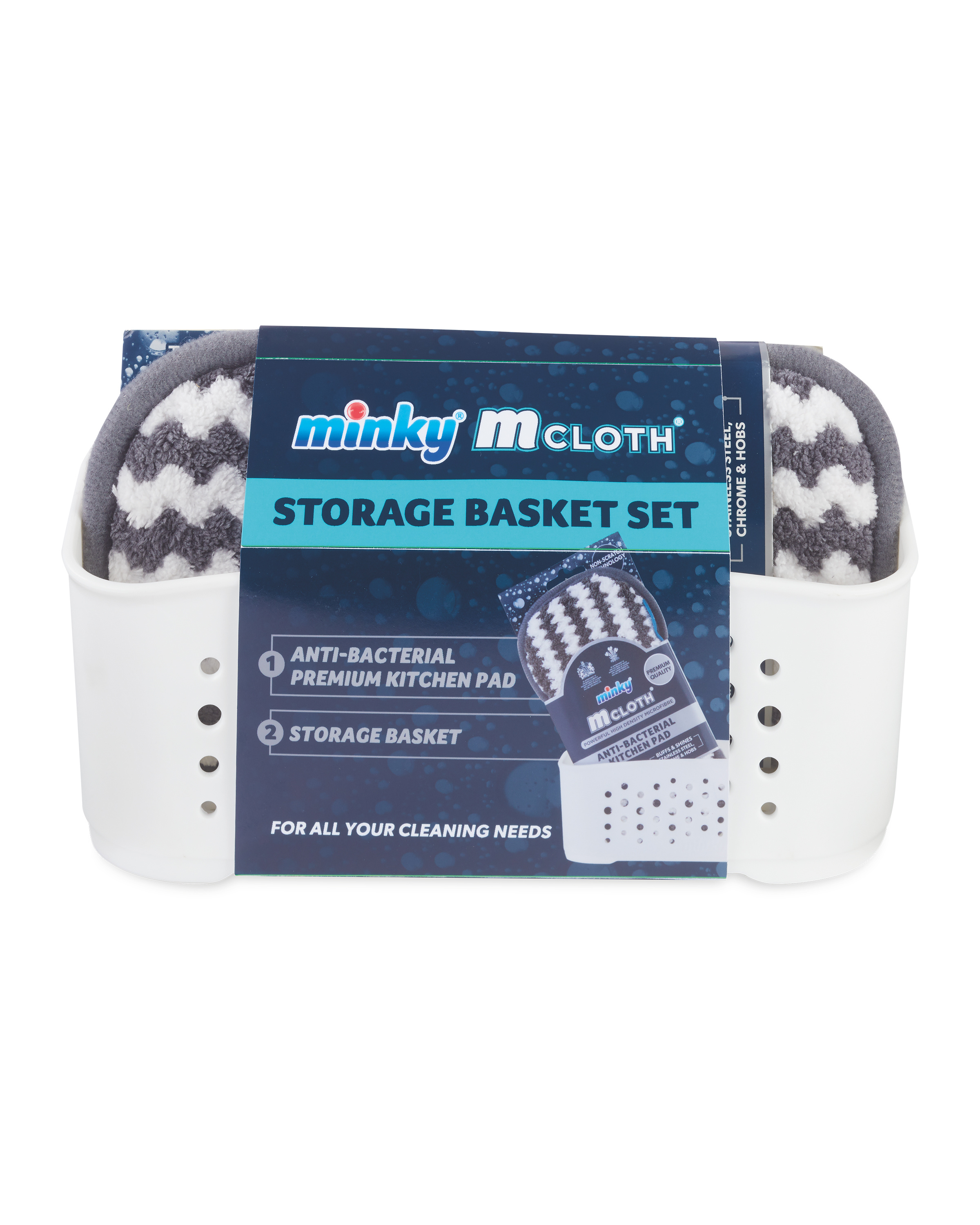 Minky White Storage Caddy ALDI UK